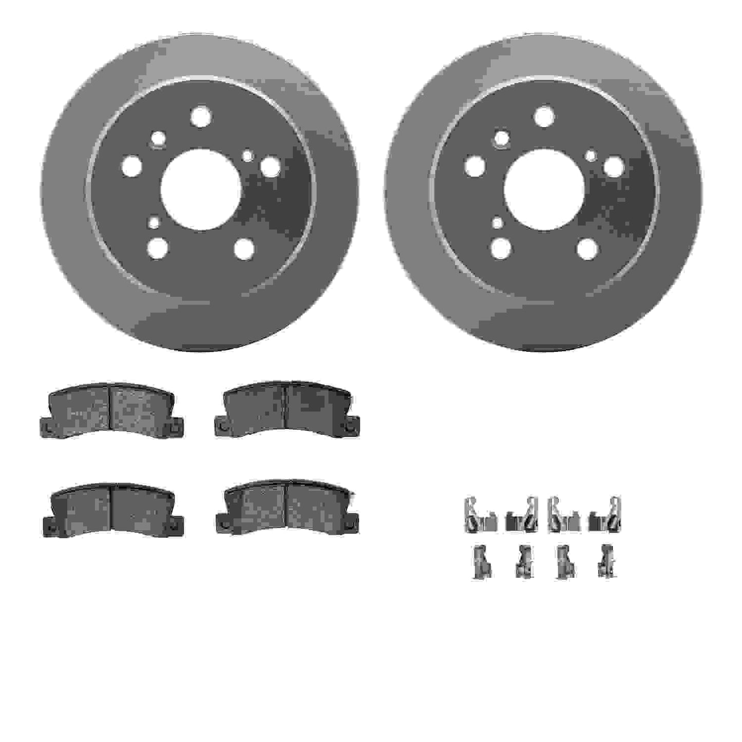 Dynamic Friction Company Disc Brake Kit 4312-76006