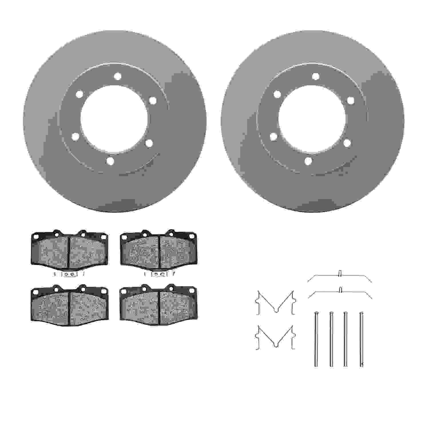 Dynamic Friction Company Disc Brake Kit 4312-76008