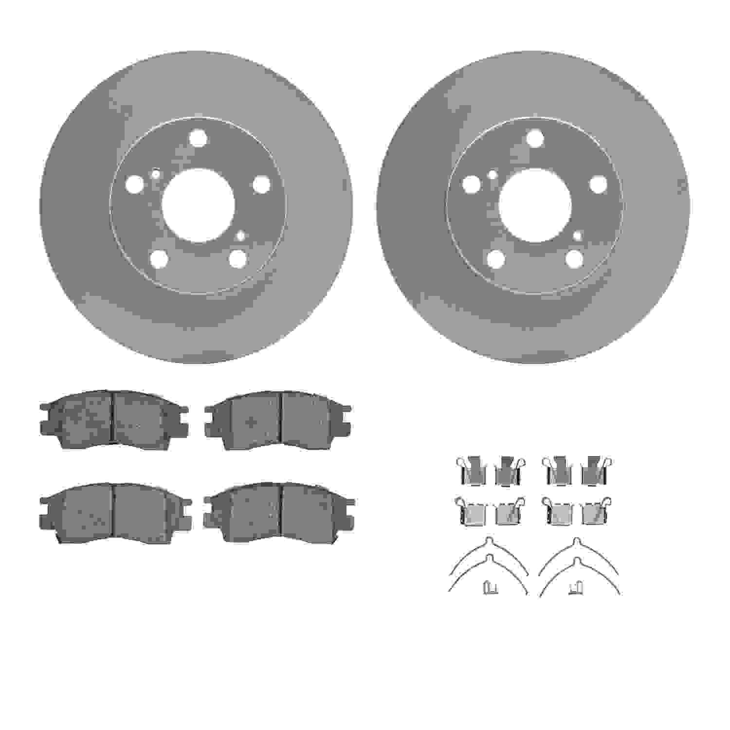 Dynamic Friction Company Disc Brake Kit 4312-76012