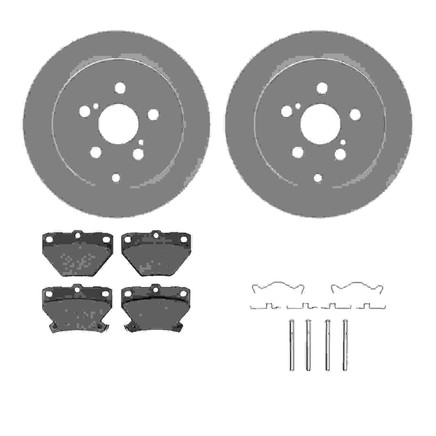 Dynamic Friction Company Disc Brake Kit 4312-76034