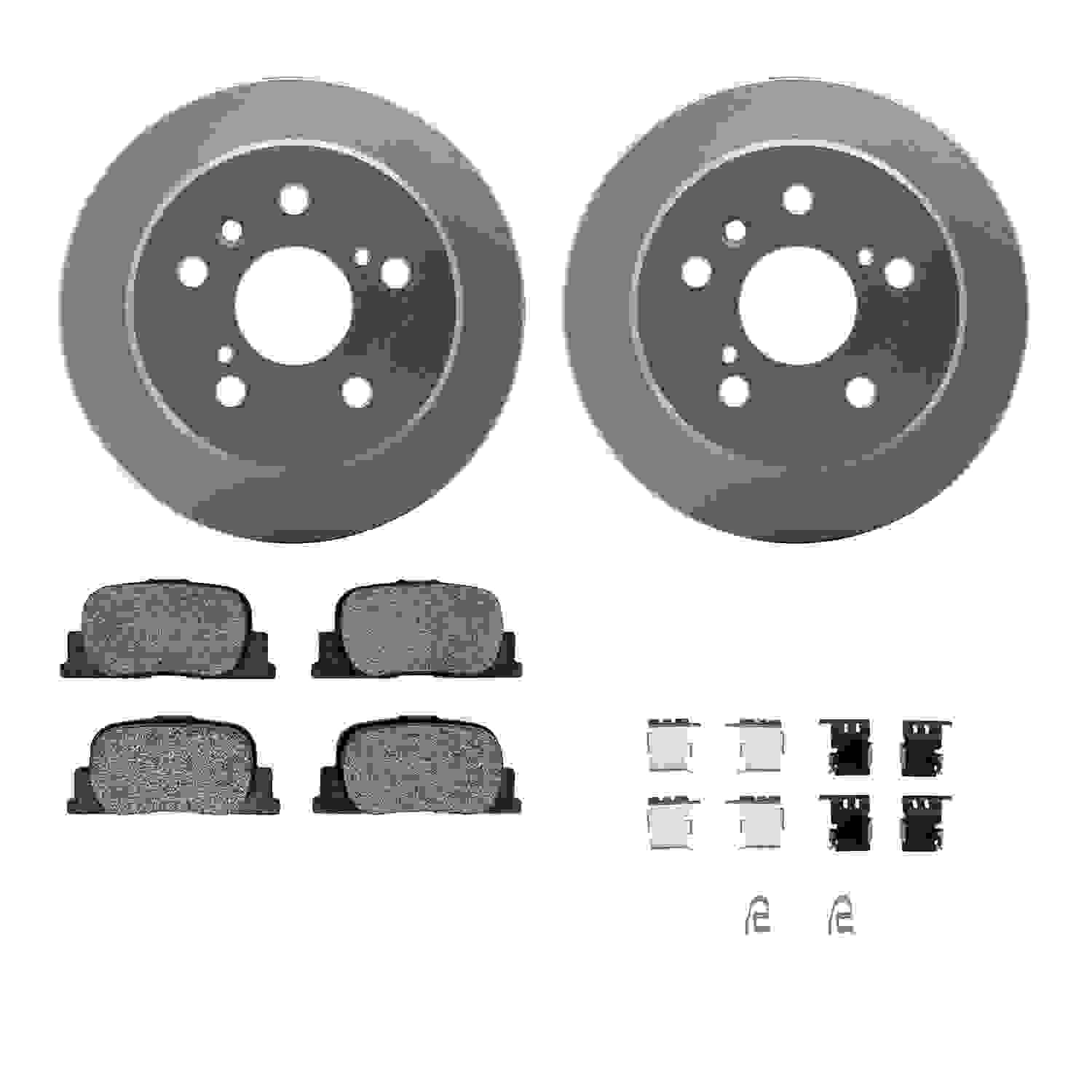 Dynamic Friction Company Disc Brake Kit 4312-76038