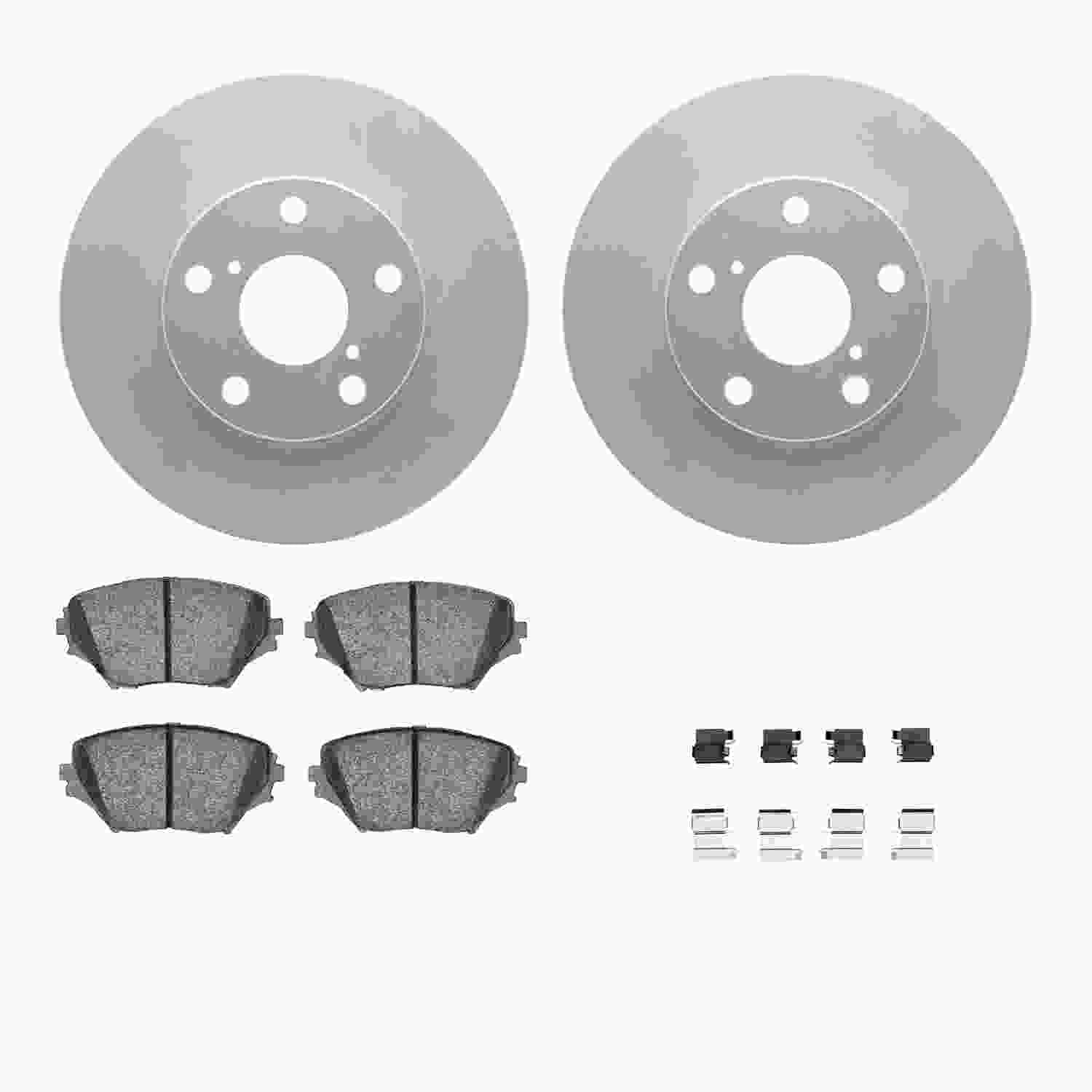 Dynamic Friction Company Disc Brake Kit 4312-76040