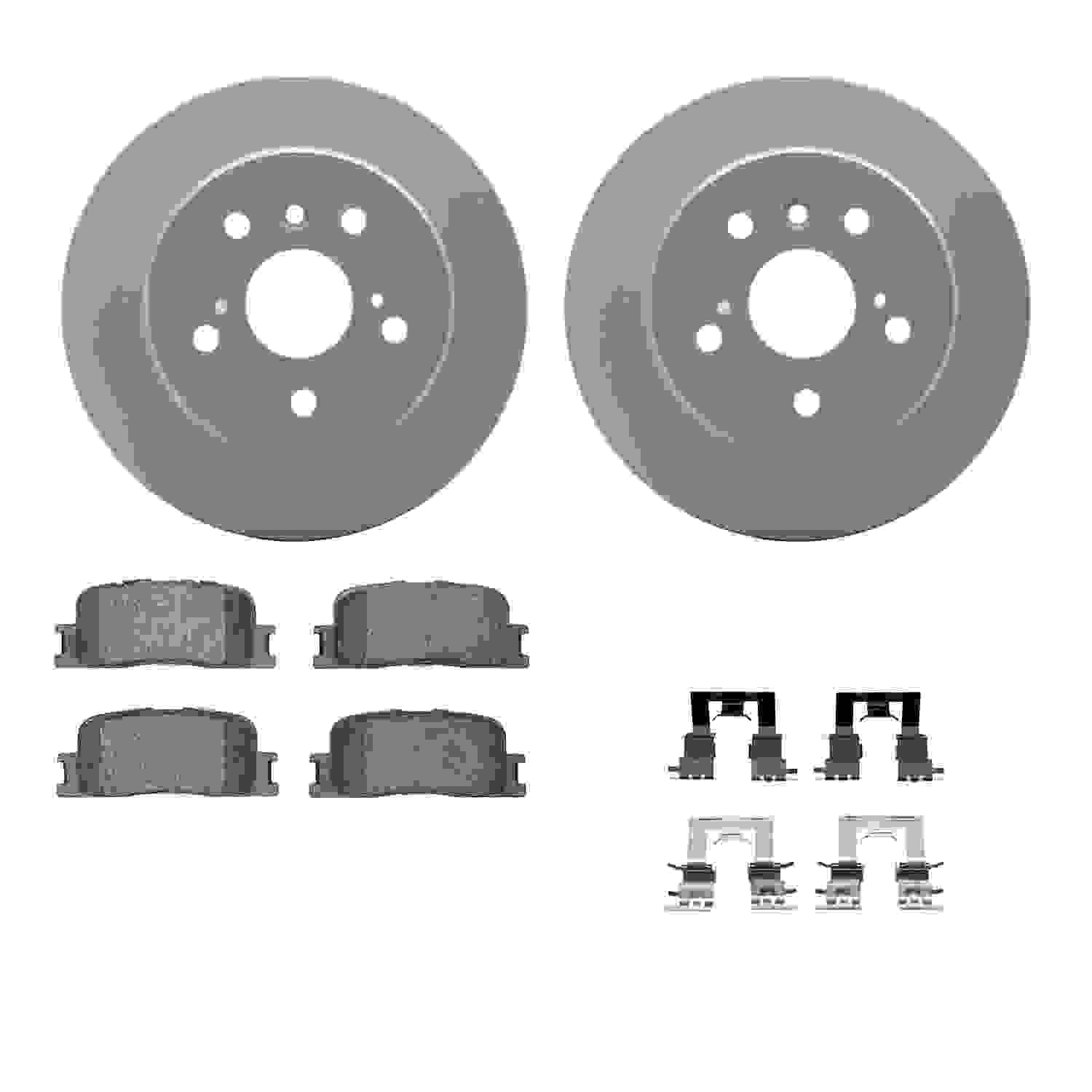 Dynamic Friction Company Disc Brake Kit 4312-76043