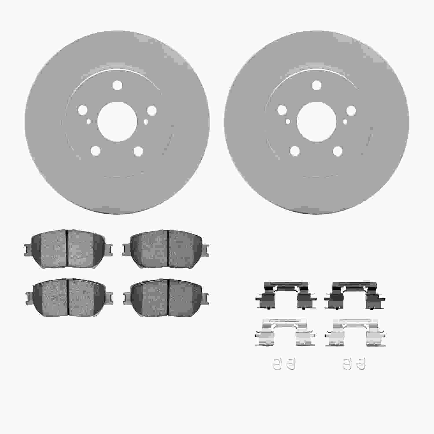 Dynamic Friction Company Disc Brake Kit 4312-76051