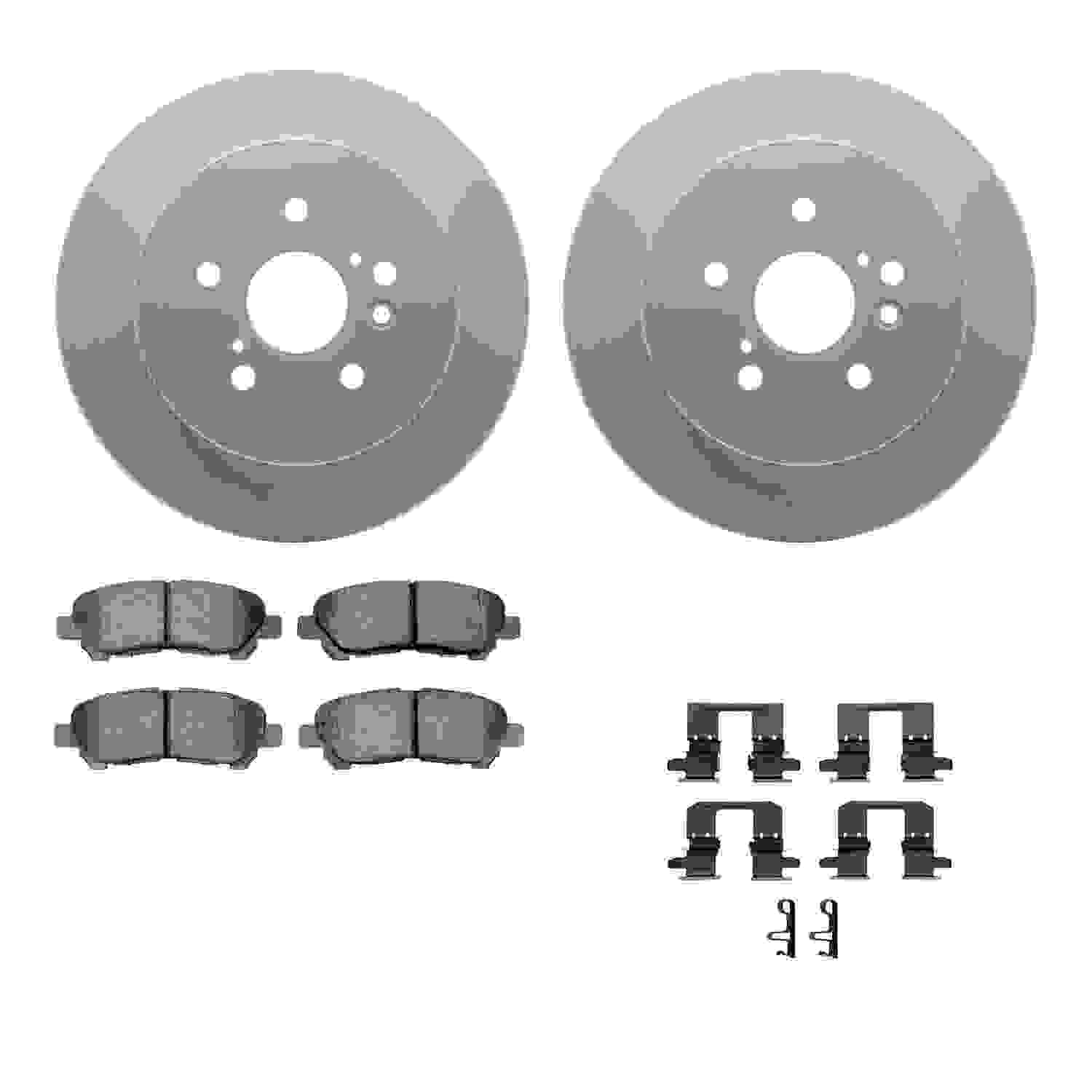 Dynamic Friction Company Disc Brake Kit 4312-76075