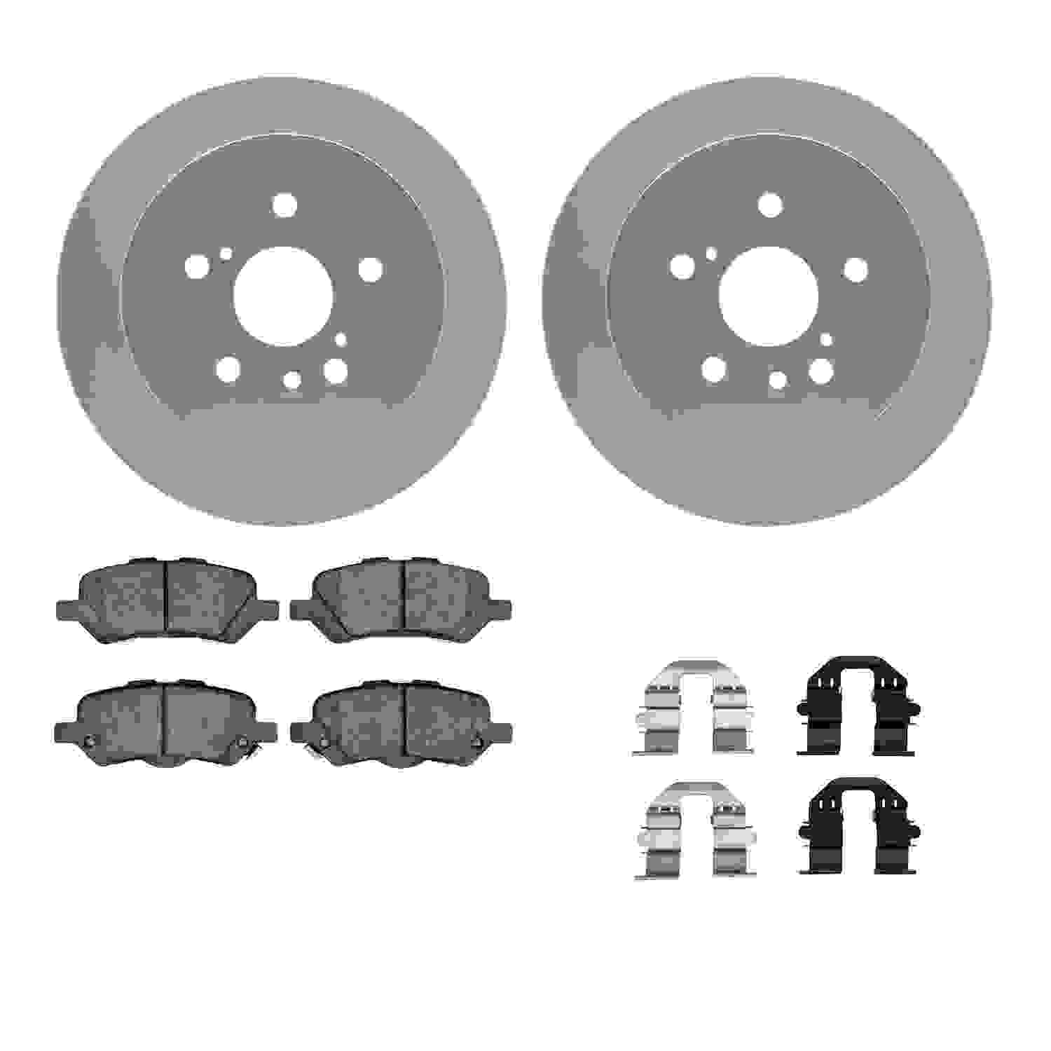 Dynamic Friction Company Disc Brake Kit 4312-76079