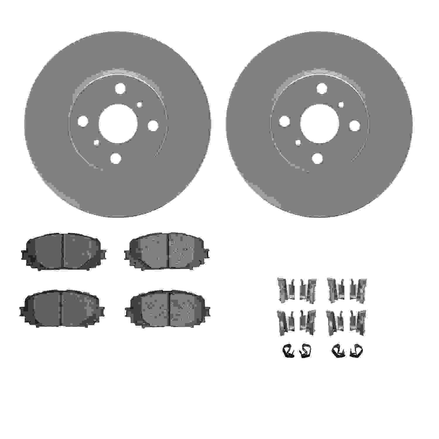 Dynamic Friction Company Disc Brake Kit 4312-76086