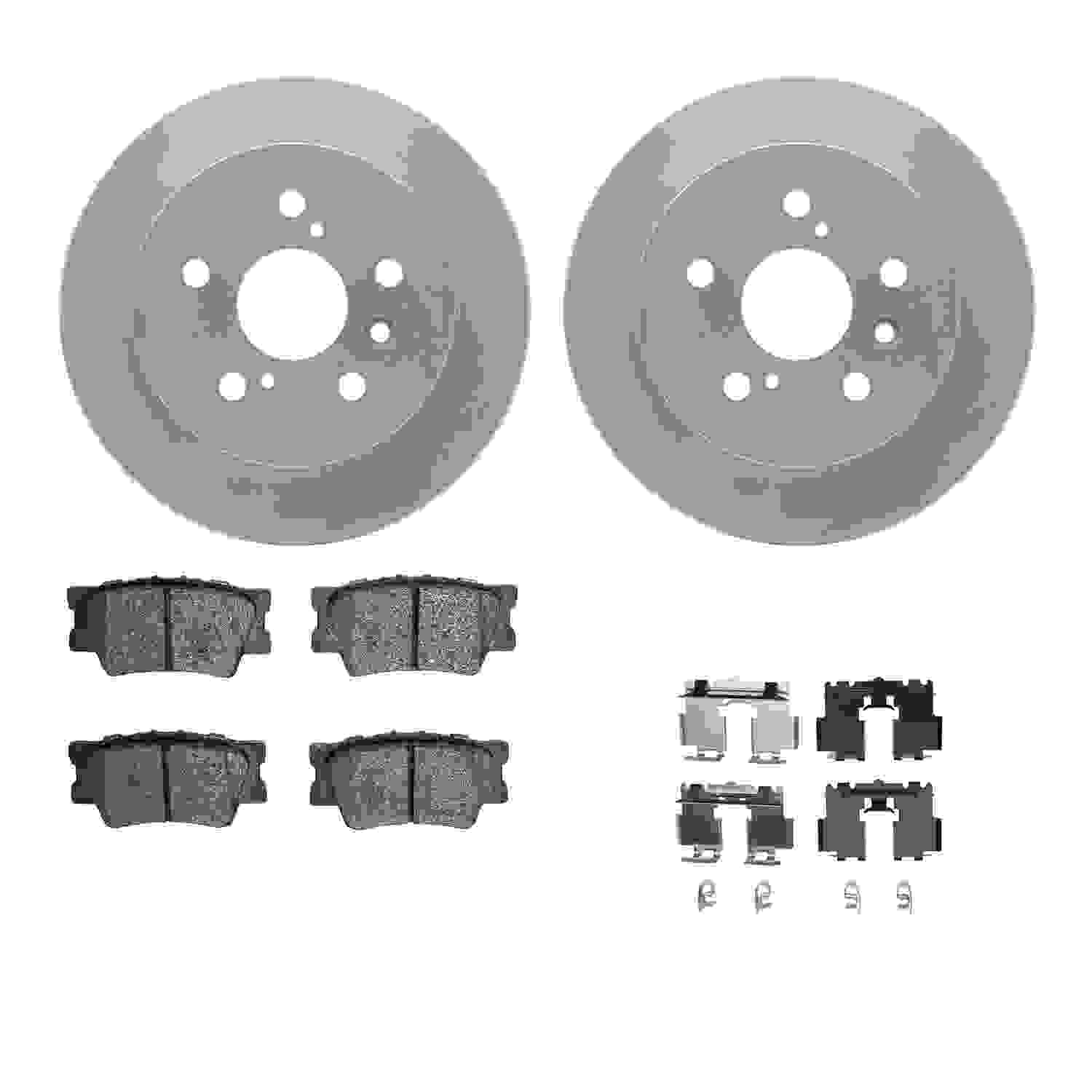 Dynamic Friction Company Disc Brake Kit 4312-76090