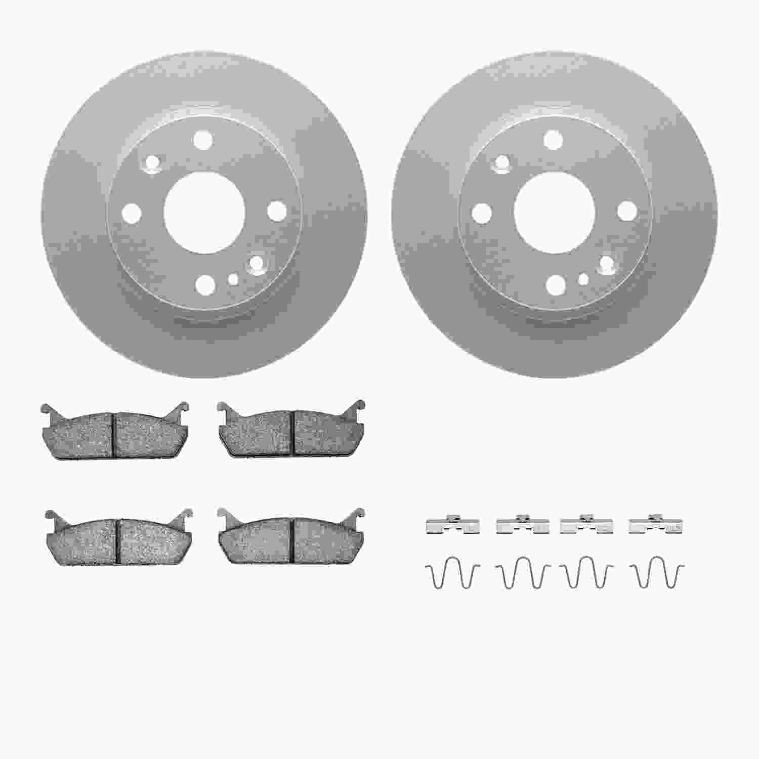 Dynamic Friction Company Disc Brake Kit 4312-80002