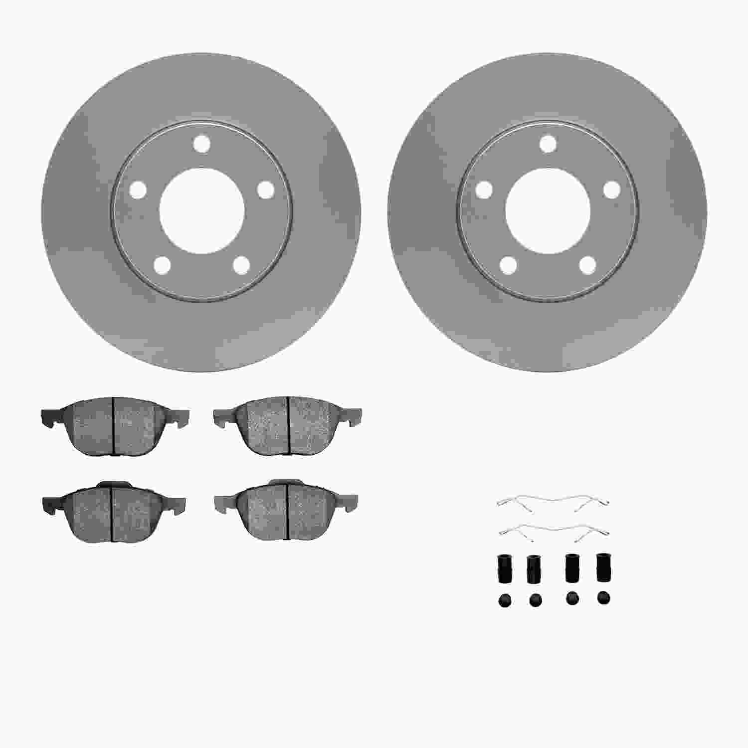 Dynamic Friction Company Disc Brake Kit 4312-80016