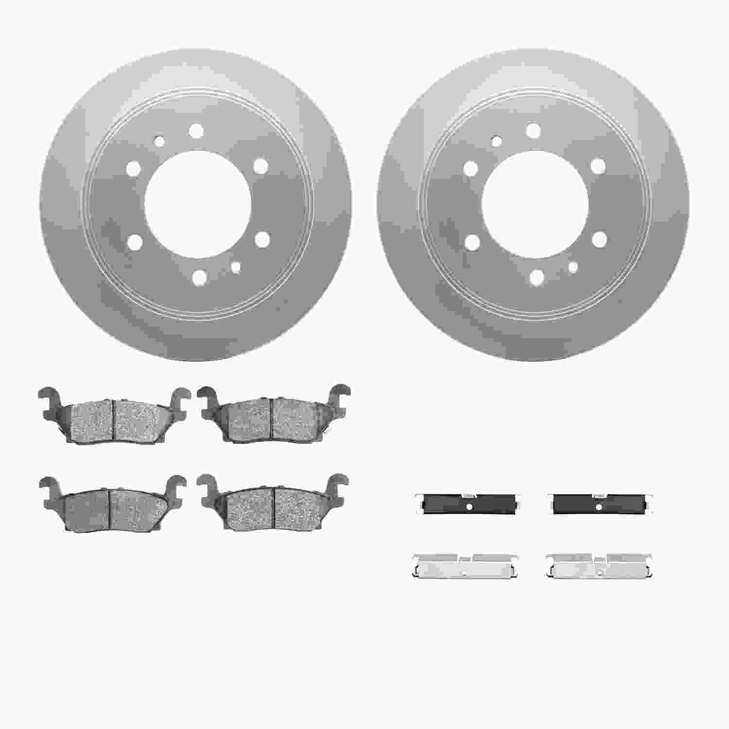 Dynamic Friction Company Disc Brake Kit 4312-93002