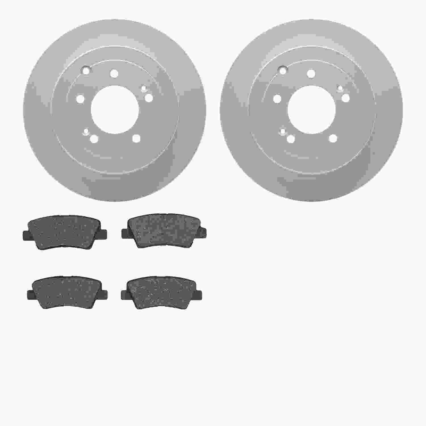 Dynamic Friction Company Disc Brake Kit 4502-03165