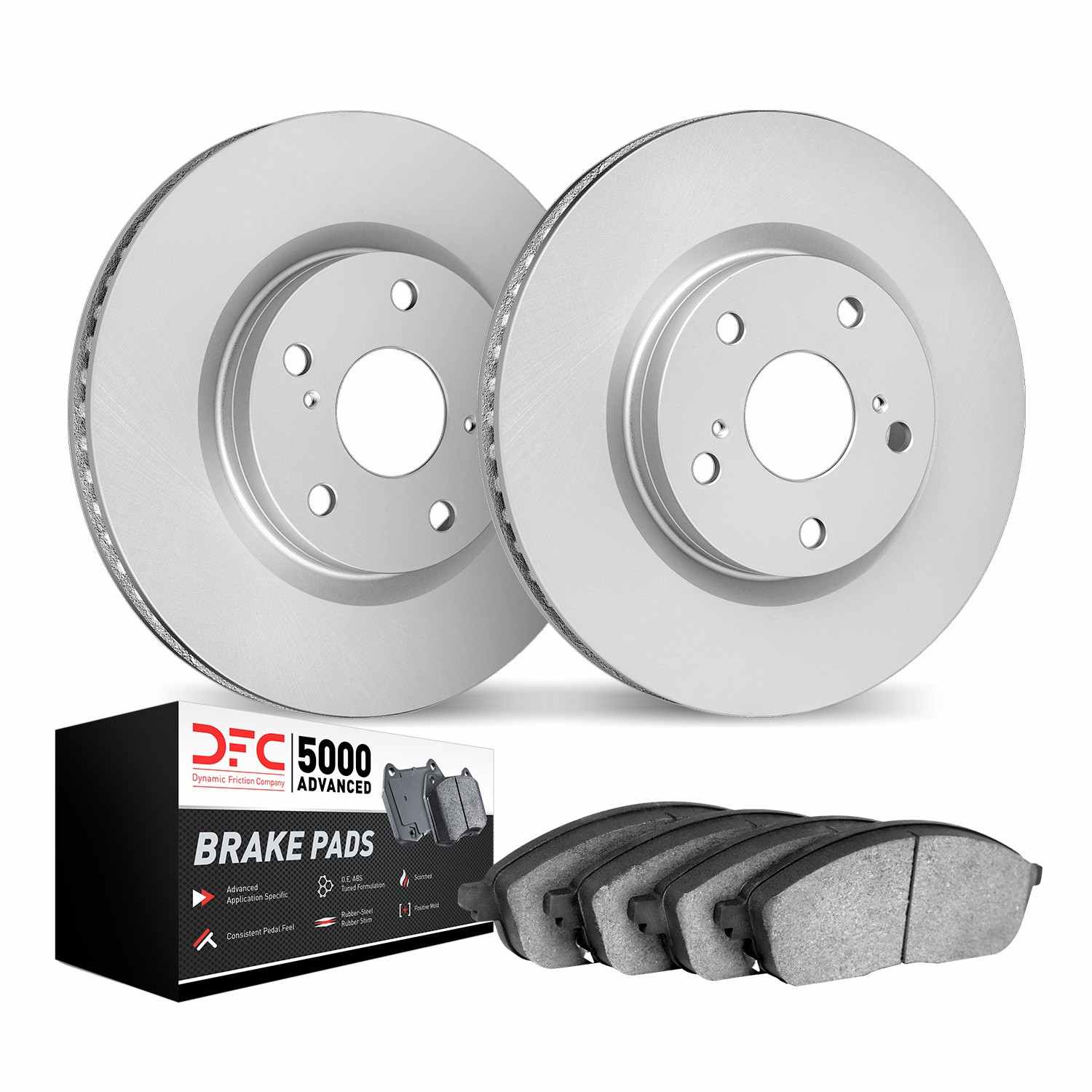 Dynamic Friction Company Disc Brake Pad and Rotor / Drum Brake Shoe and Drum Kit 4502-75028