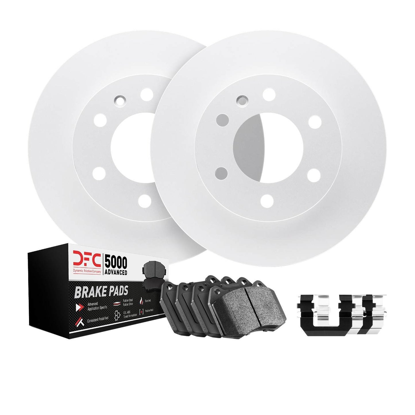 Dynamic Friction Company Disc Brake Pad and Rotor / Drum Brake Shoe and Drum Kit 4512-03077