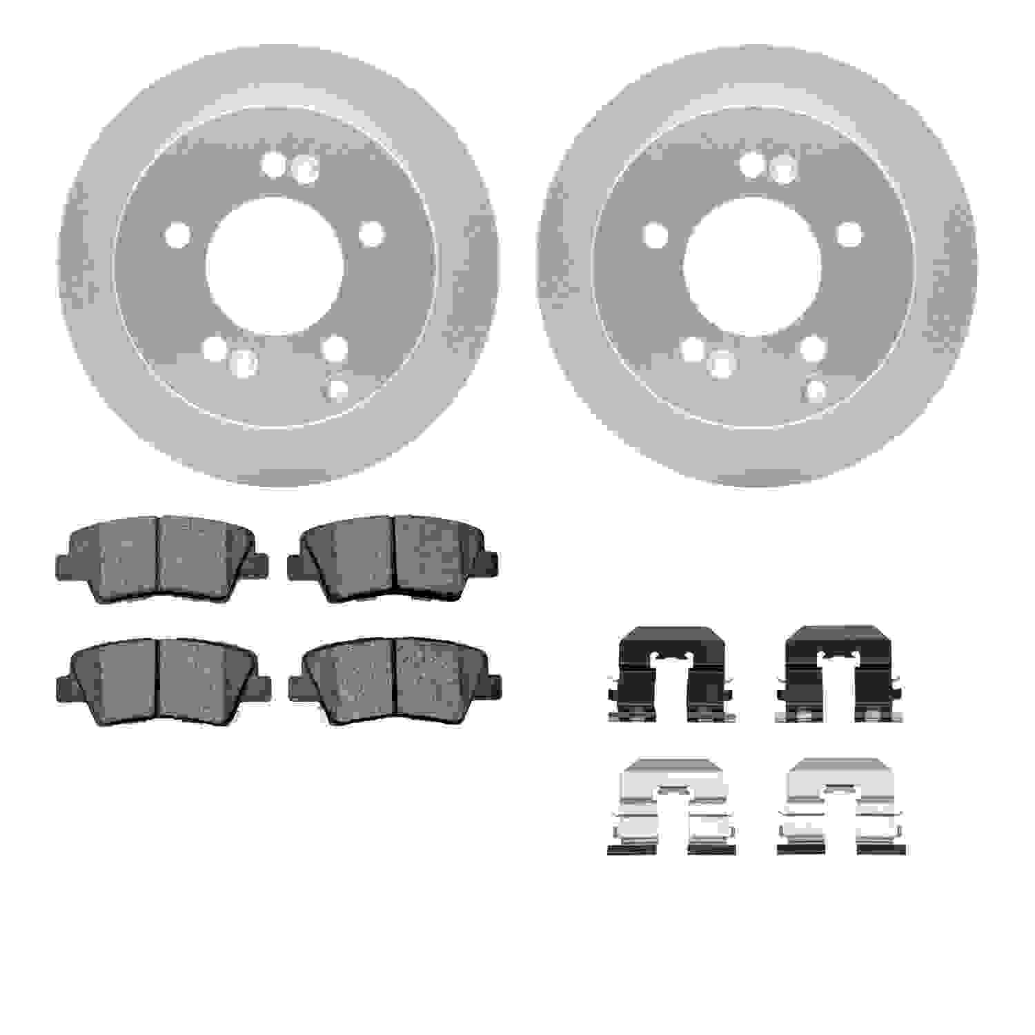 Dynamic Friction Company Disc Brake Kit 4512-03101