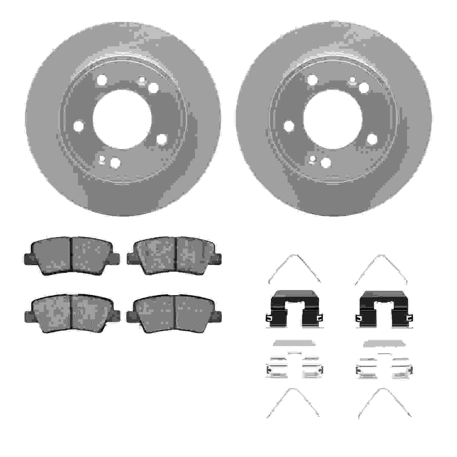 Dynamic Friction Company Disc Brake Kit 4512-03147