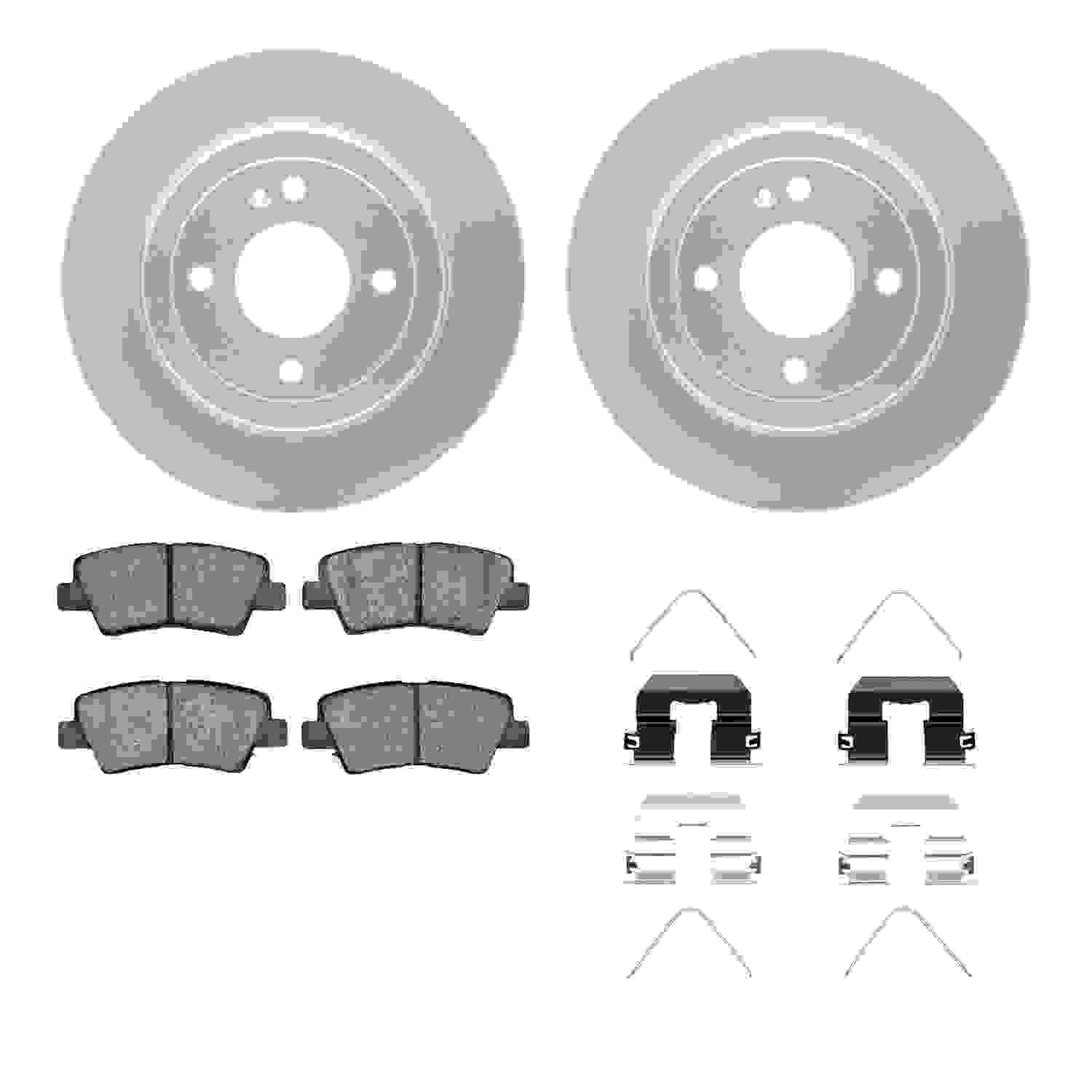 Dynamic Friction Company Disc Brake Kit 4512-03162