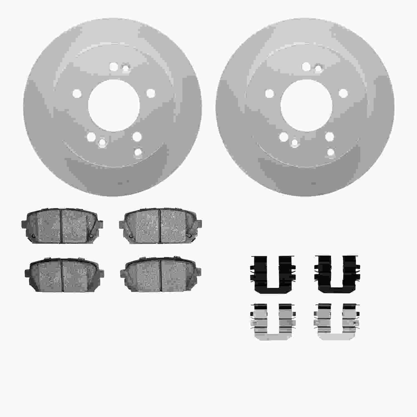 Dynamic Friction Company Disc Brake Kit 4512-21044
