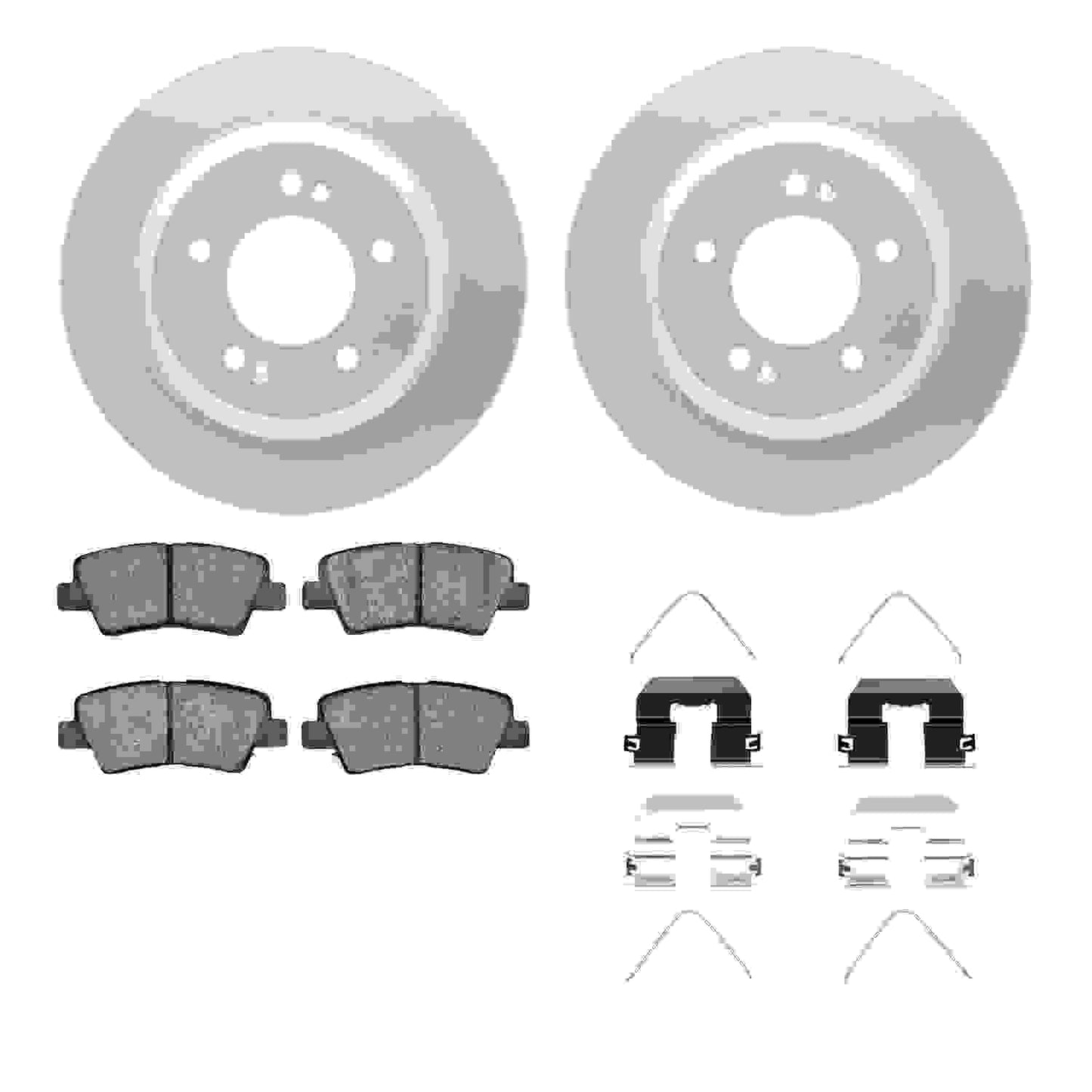 Dynamic Friction Company Disc Brake Kit 4512-21051