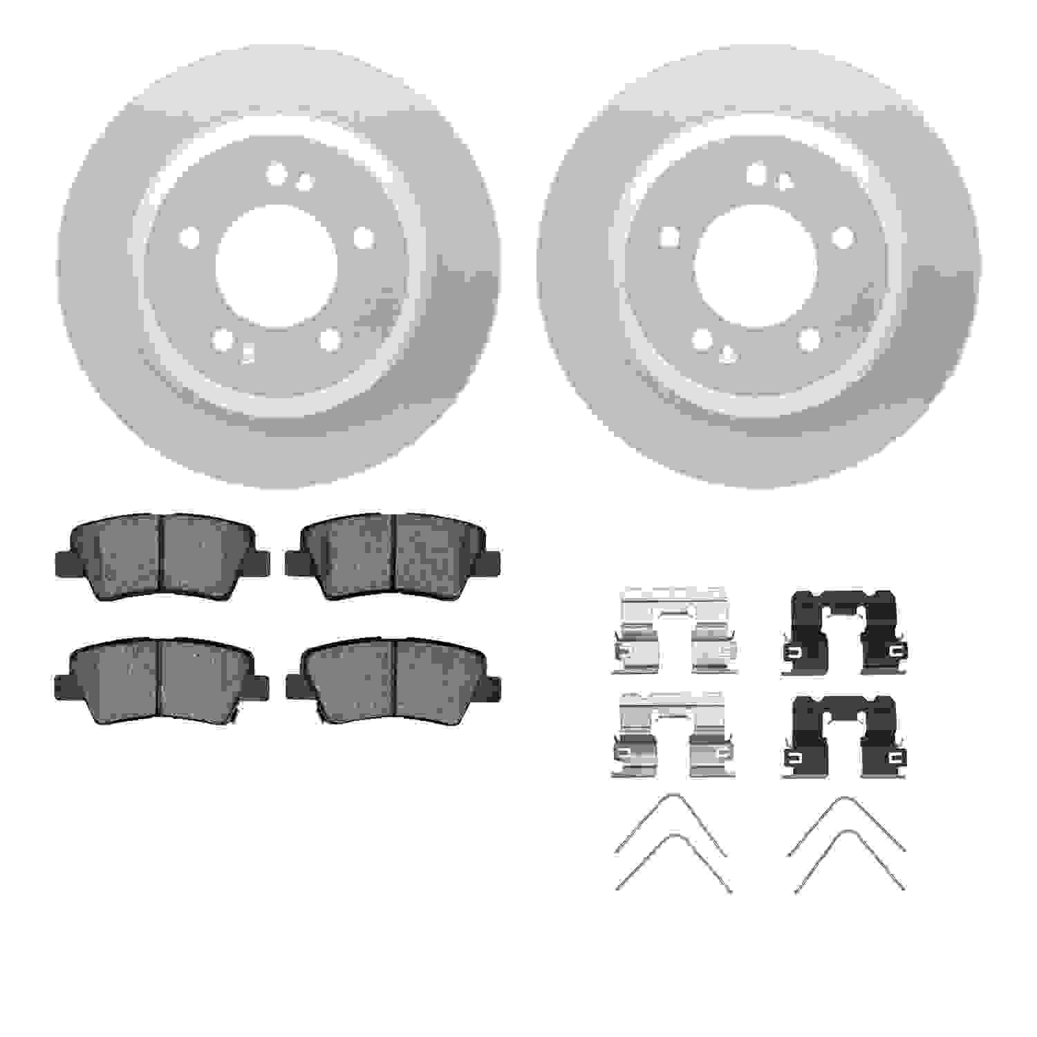 Dynamic Friction Company Disc Brake Kit 4512-21053