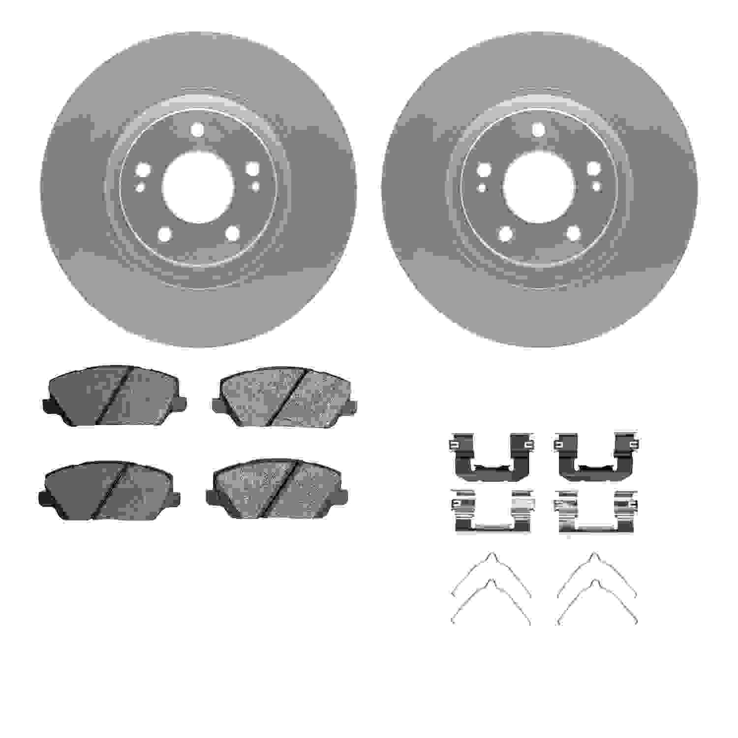 Dynamic Friction Company Disc Brake Kit 4512-21076