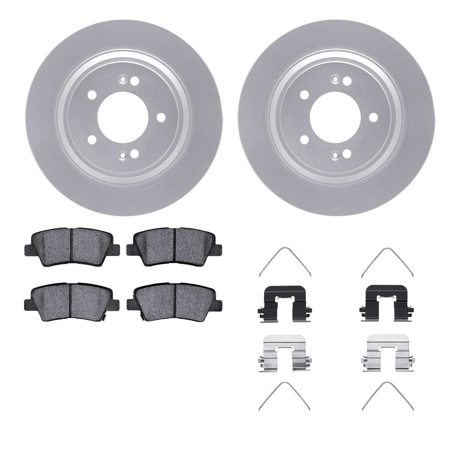 Dynamic Friction Company Disc Brake Kit 4512-21077