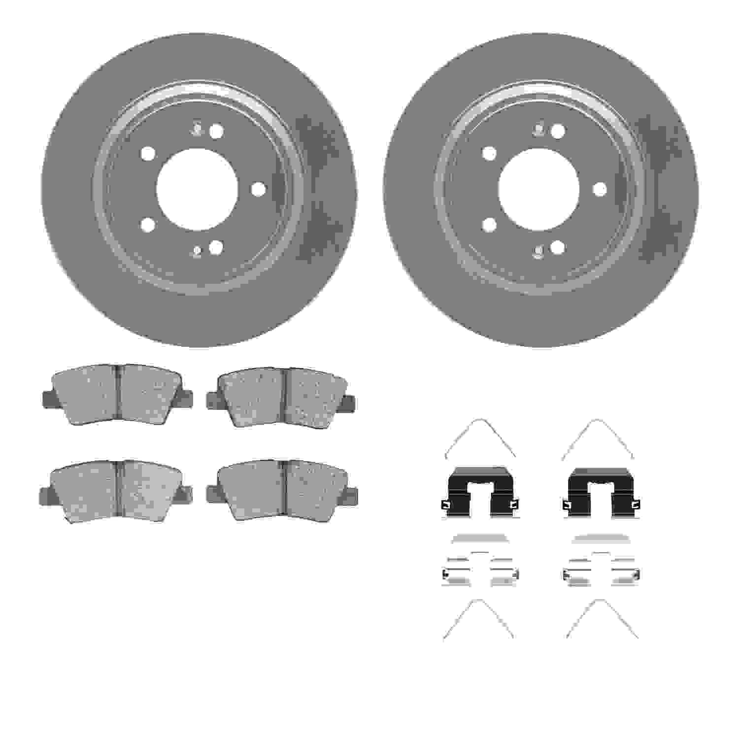 Dynamic Friction Company Disc Brake Kit 4512-21078