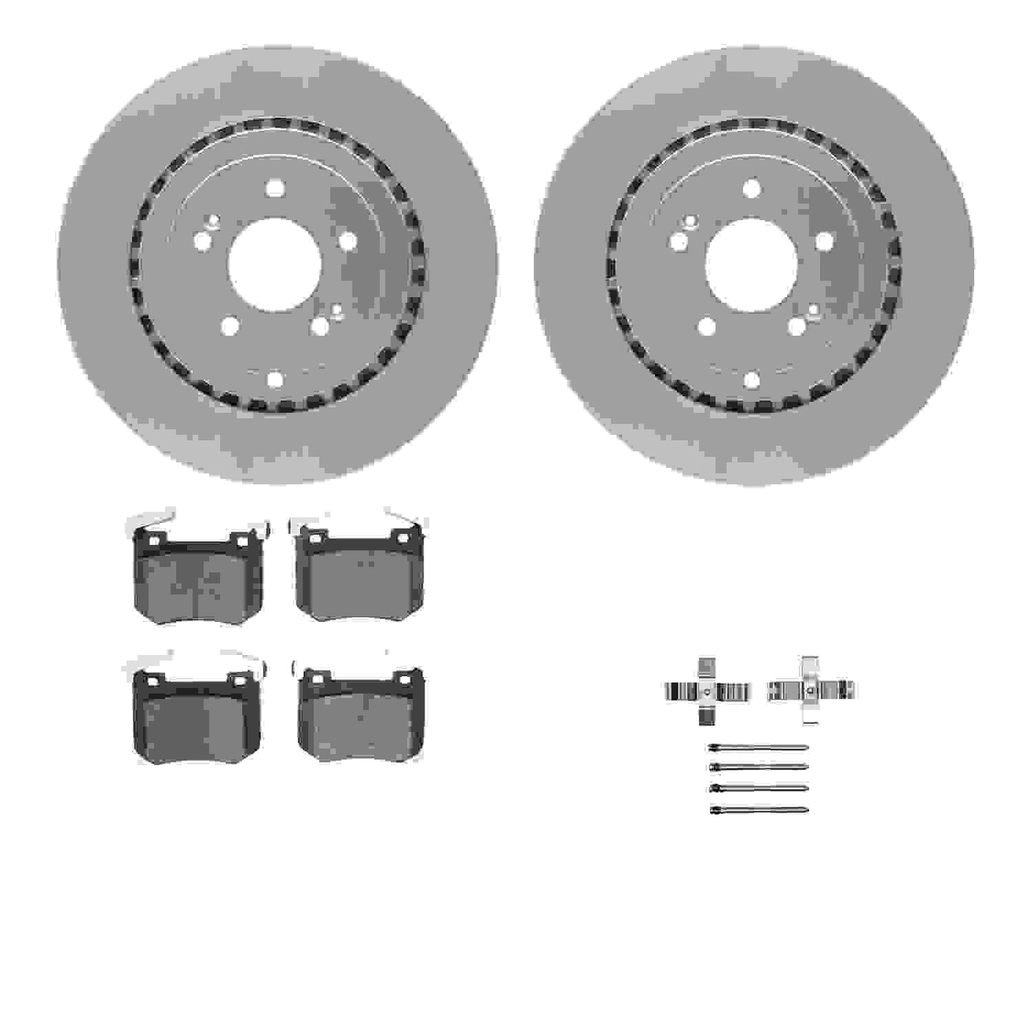 Dynamic Friction Company Disc Brake Kit 4512-21081