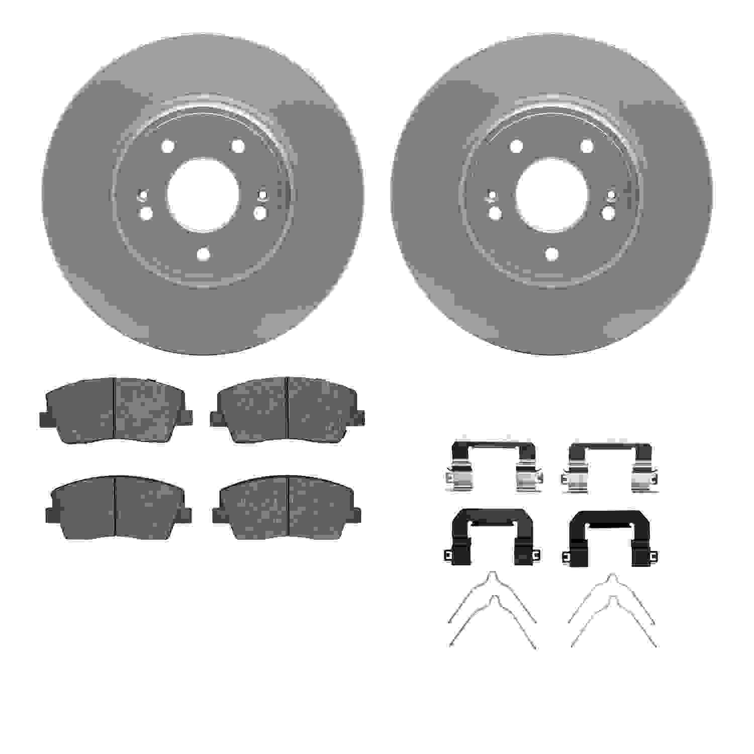 Dynamic Friction Company Disc Brake Kit 4512-21082