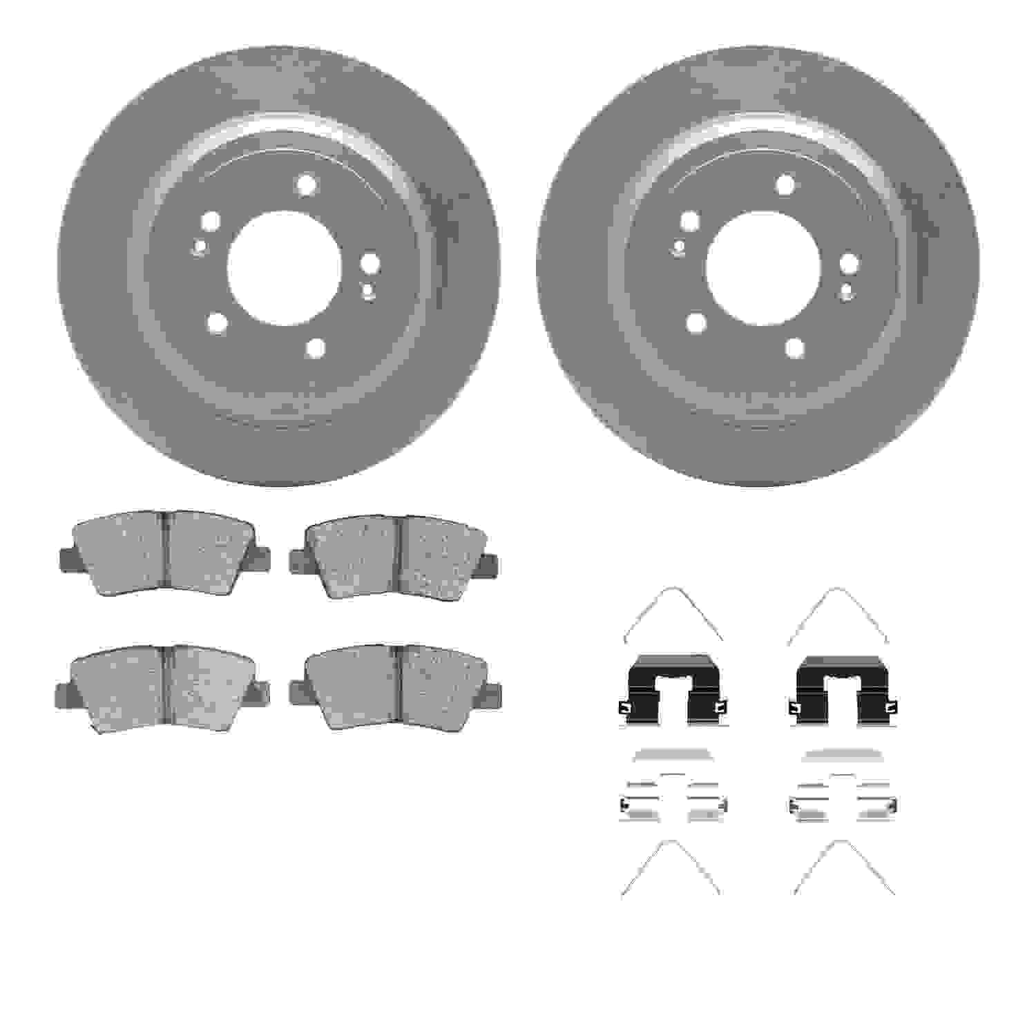 Dynamic Friction Company Disc Brake Kit 4512-21084