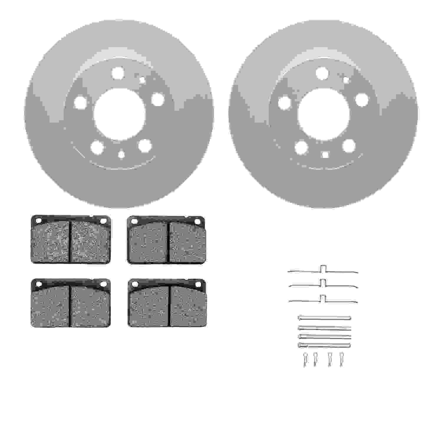 Dynamic Friction Company Disc Brake Kit 4512-27057