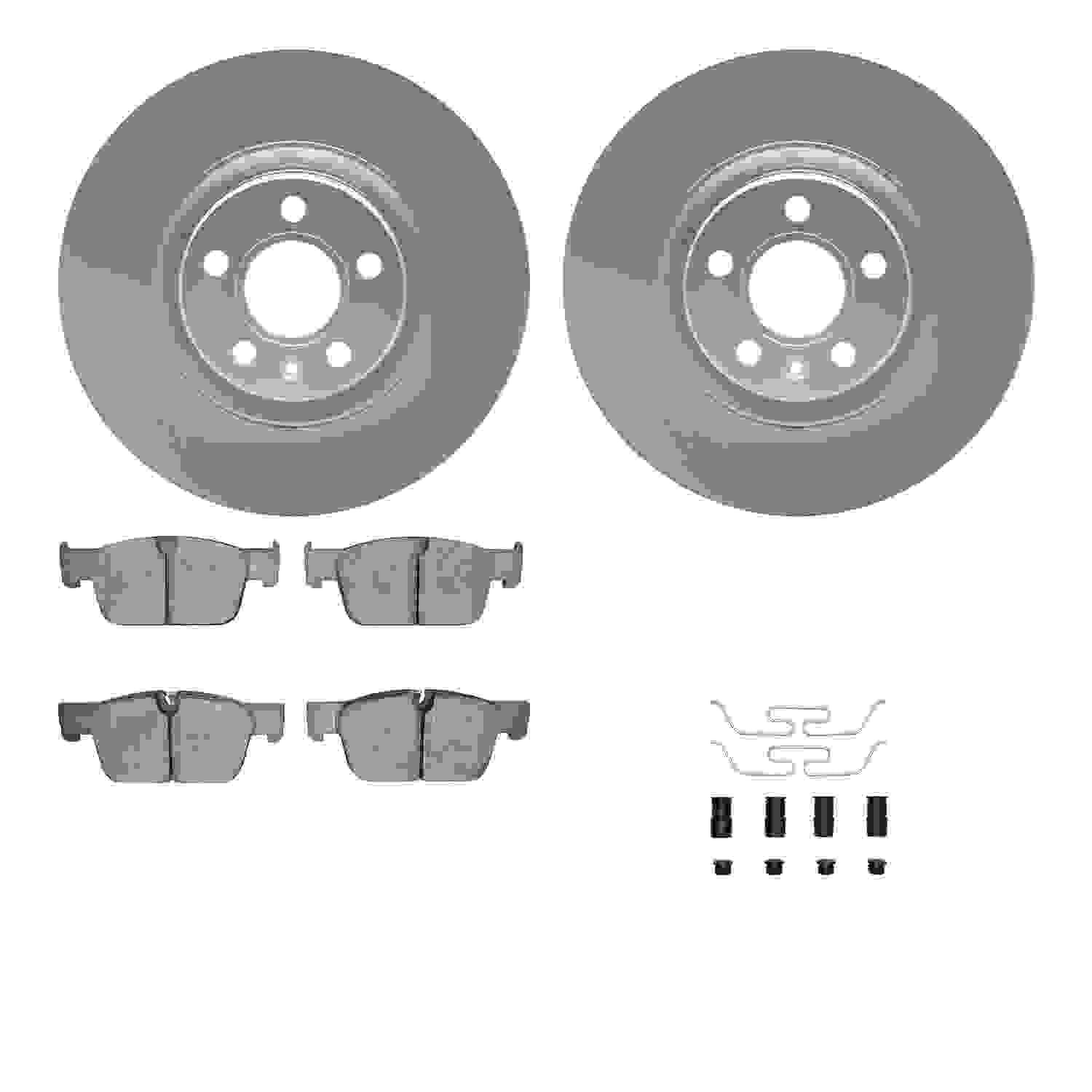 Dynamic Friction Company Disc Brake Kit 4512-27117