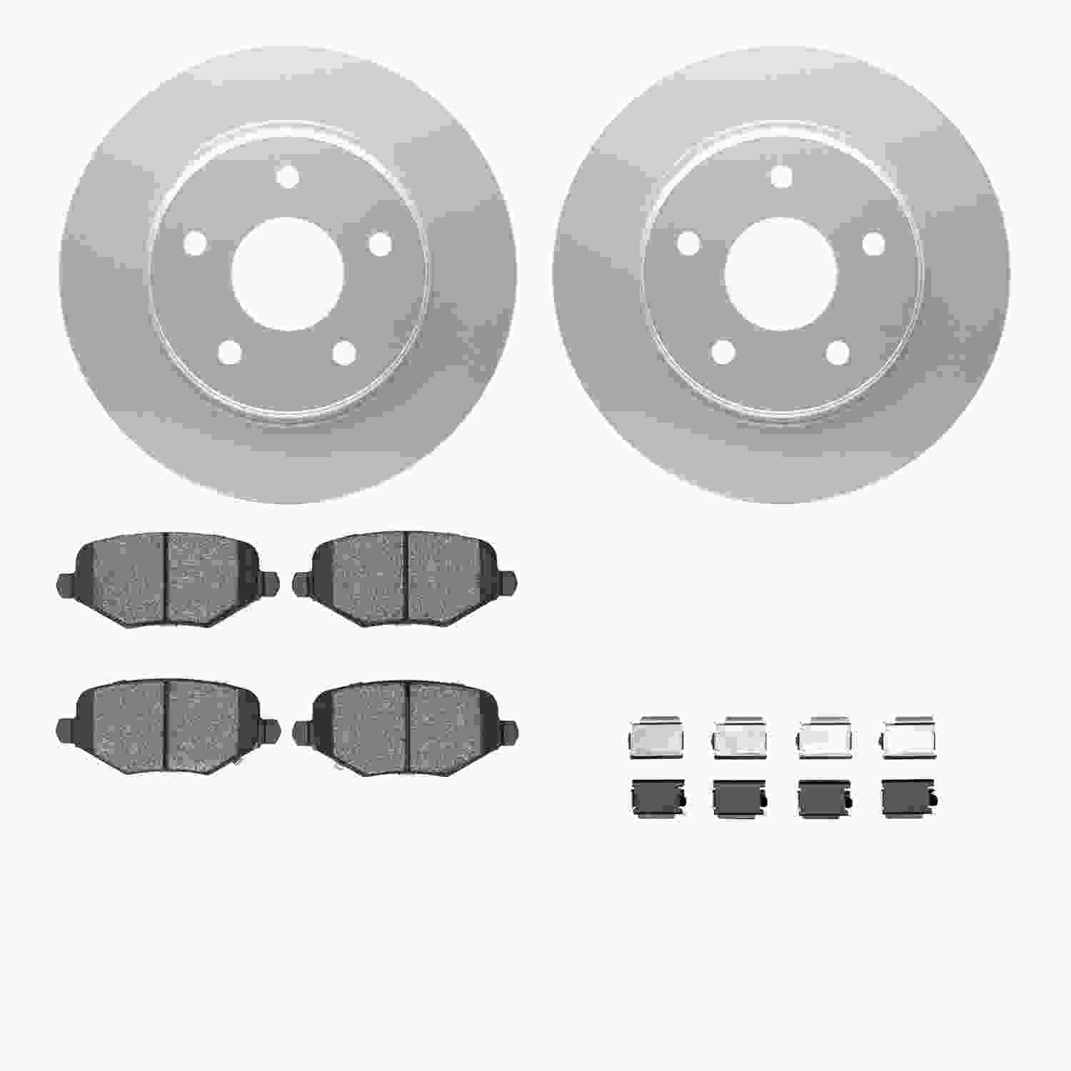 Dynamic Friction Company Disc Brake Kit 4512-40148