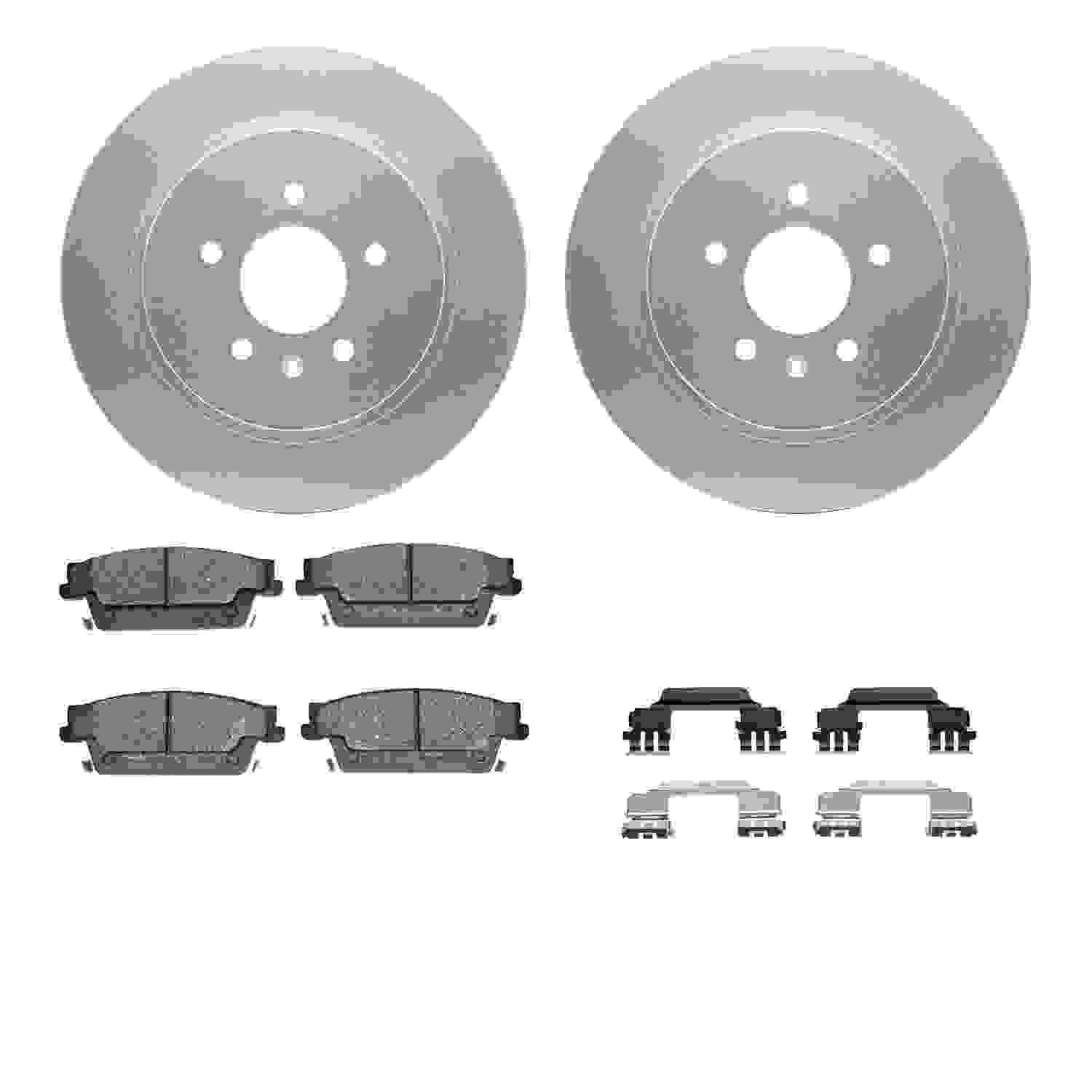 Dynamic Friction Company Disc Brake Kit 4512-46086