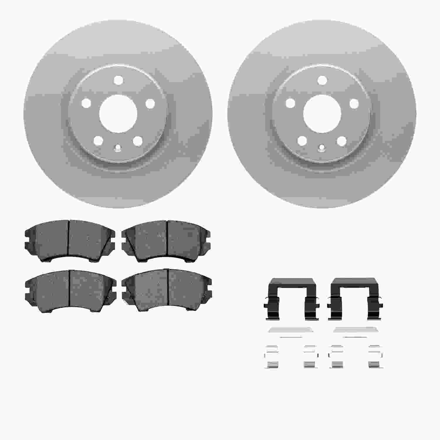 Dynamic Friction Company Disc Brake Kit 4512-46100