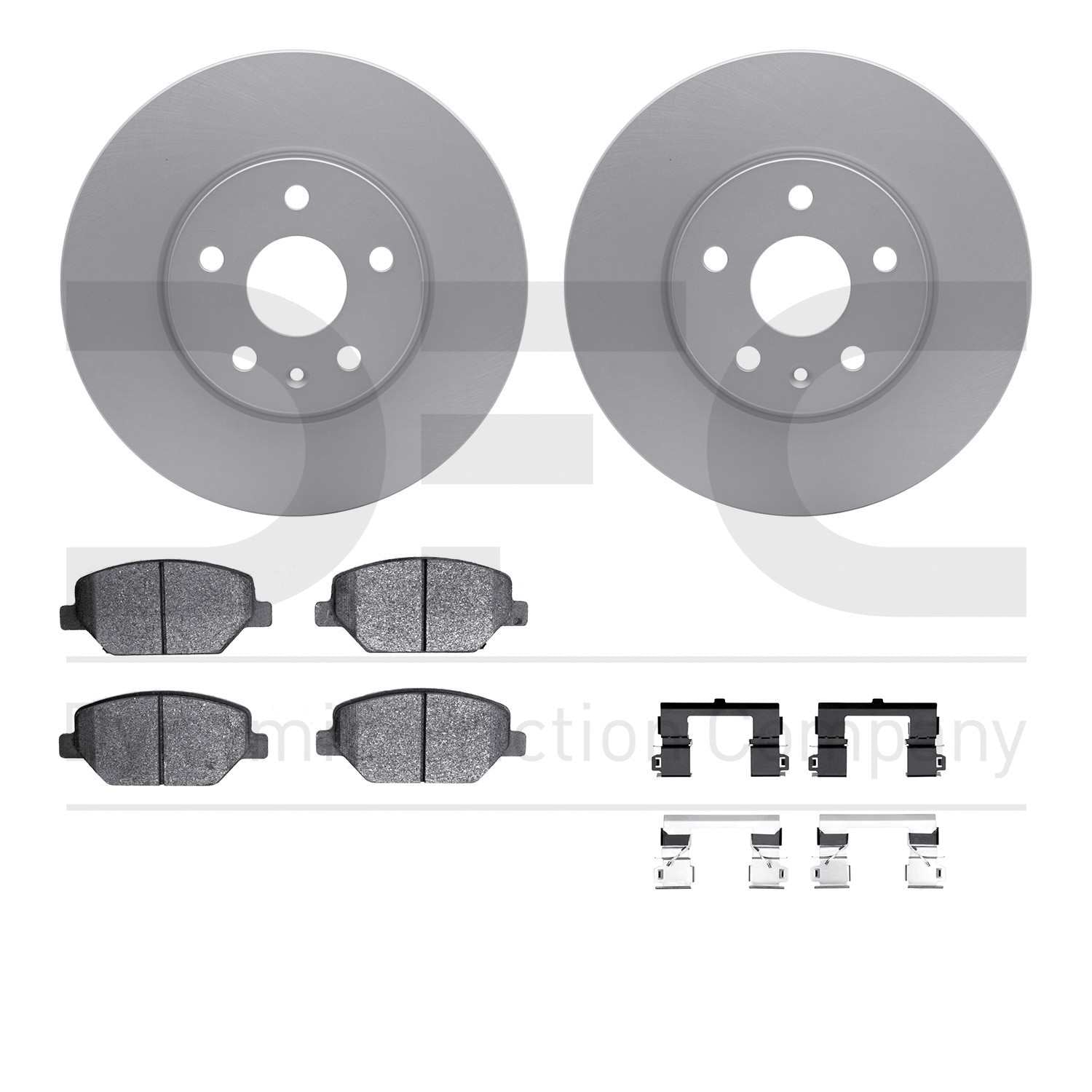 Dynamic Friction Company Disc Brake Kit 4512-46152