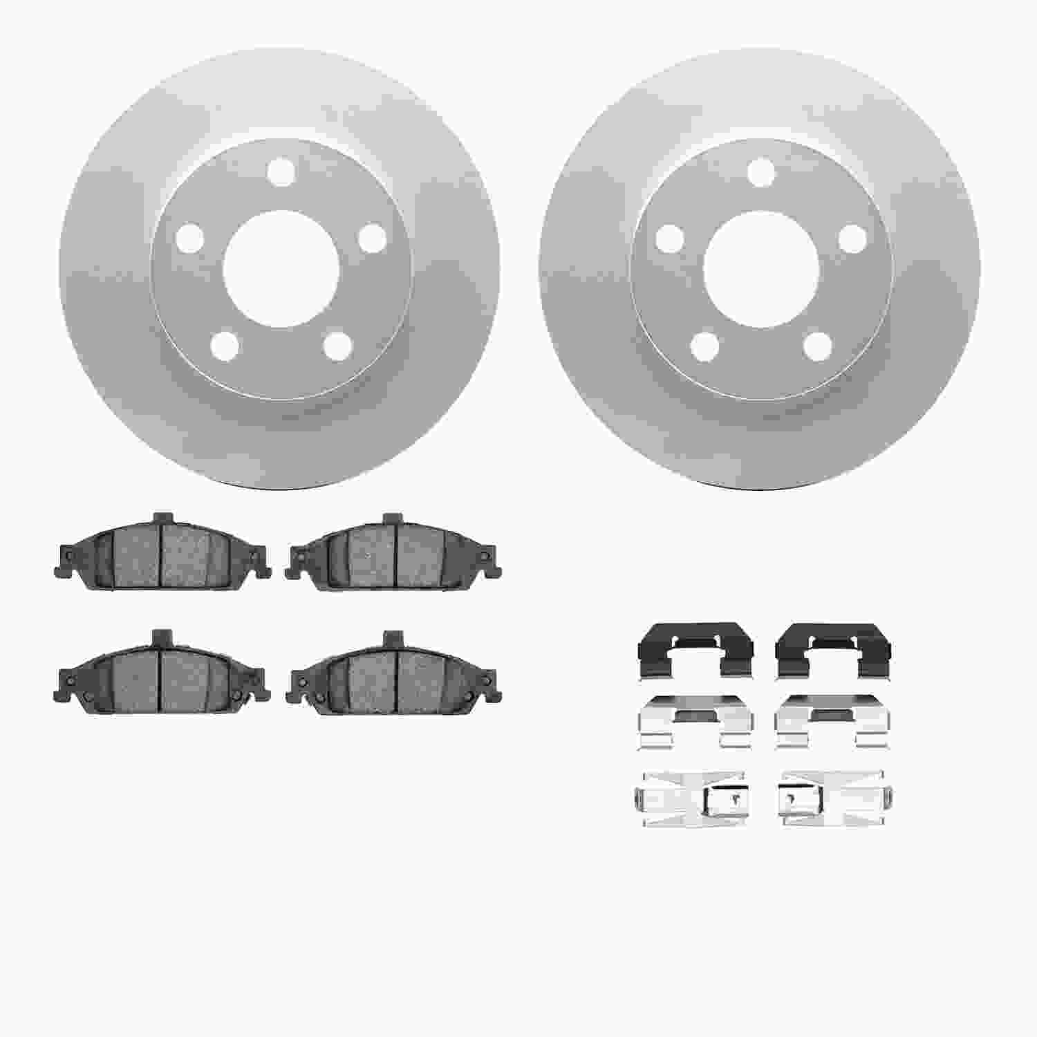 Dynamic Friction Company Disc Brake Kit 4512-47072