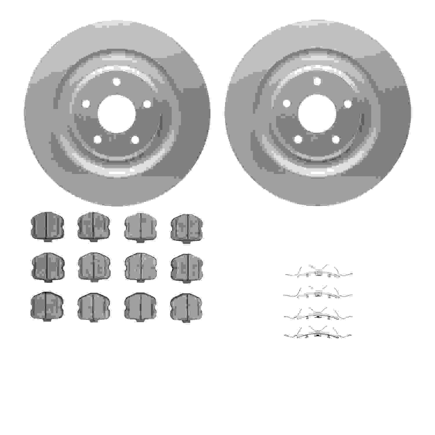 Dynamic Friction Company Disc Brake Kit 4512-47078