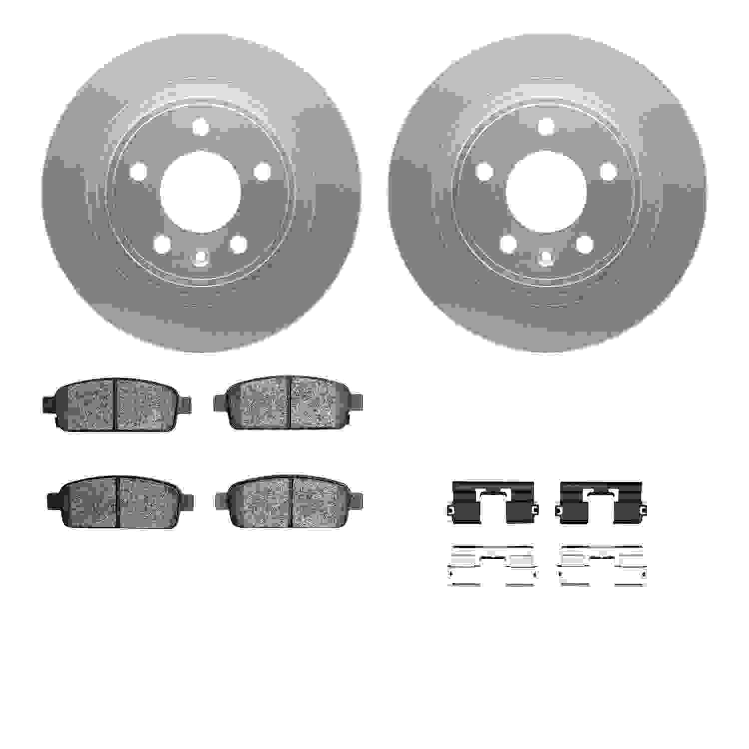 Dynamic Friction Company Disc Brake Kit 4512-47091