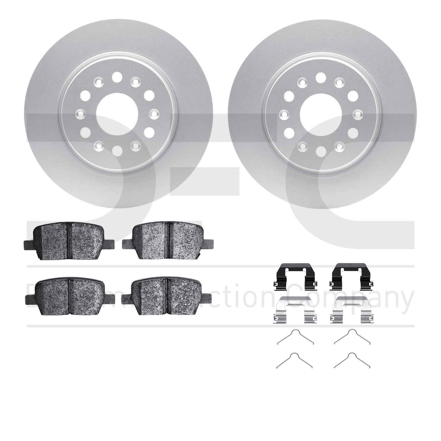 Dynamic Friction Company Disc Brake Kit 4512-48074