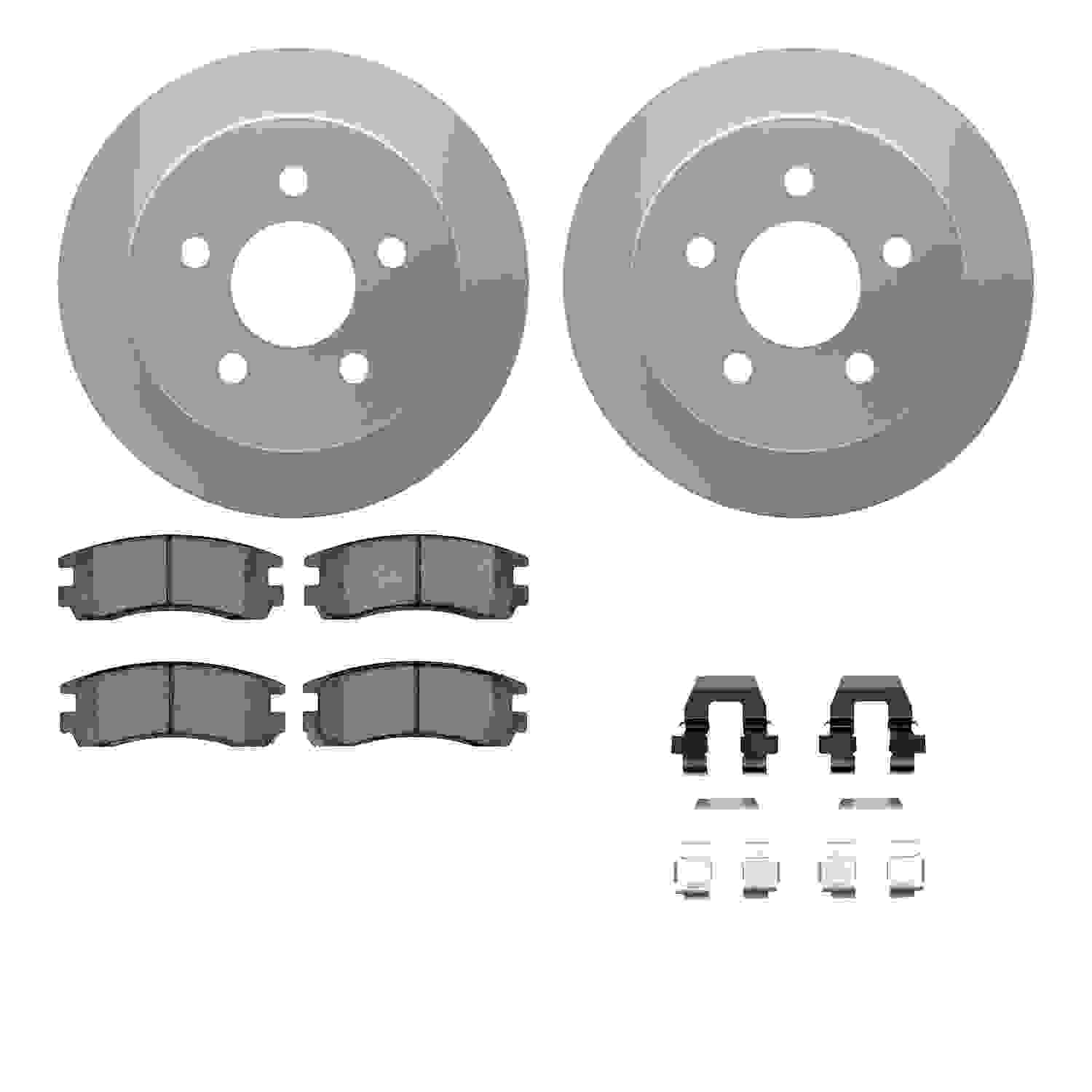 Dynamic Friction Company Disc Brake Kit 4512-52026