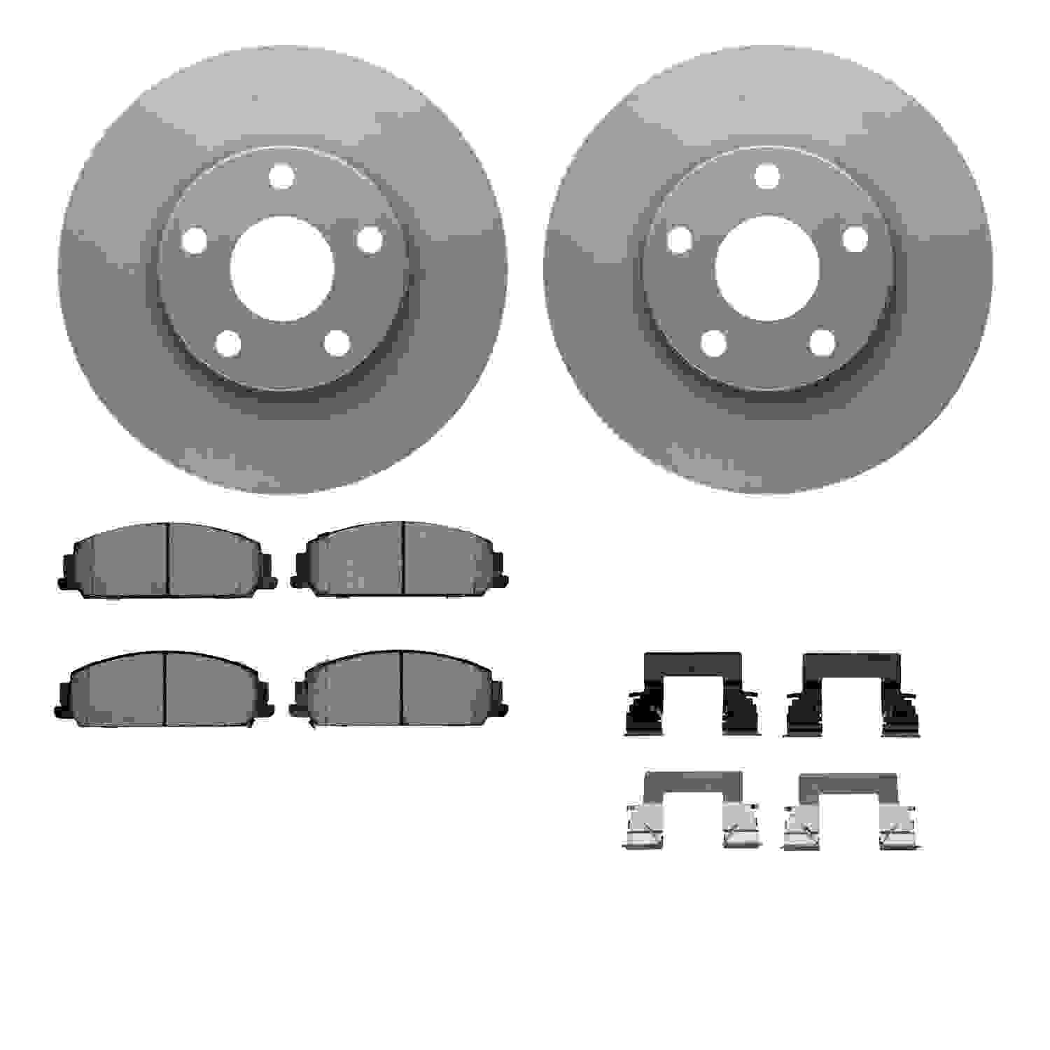 Dynamic Friction Company Disc Brake Kit 4512-52032