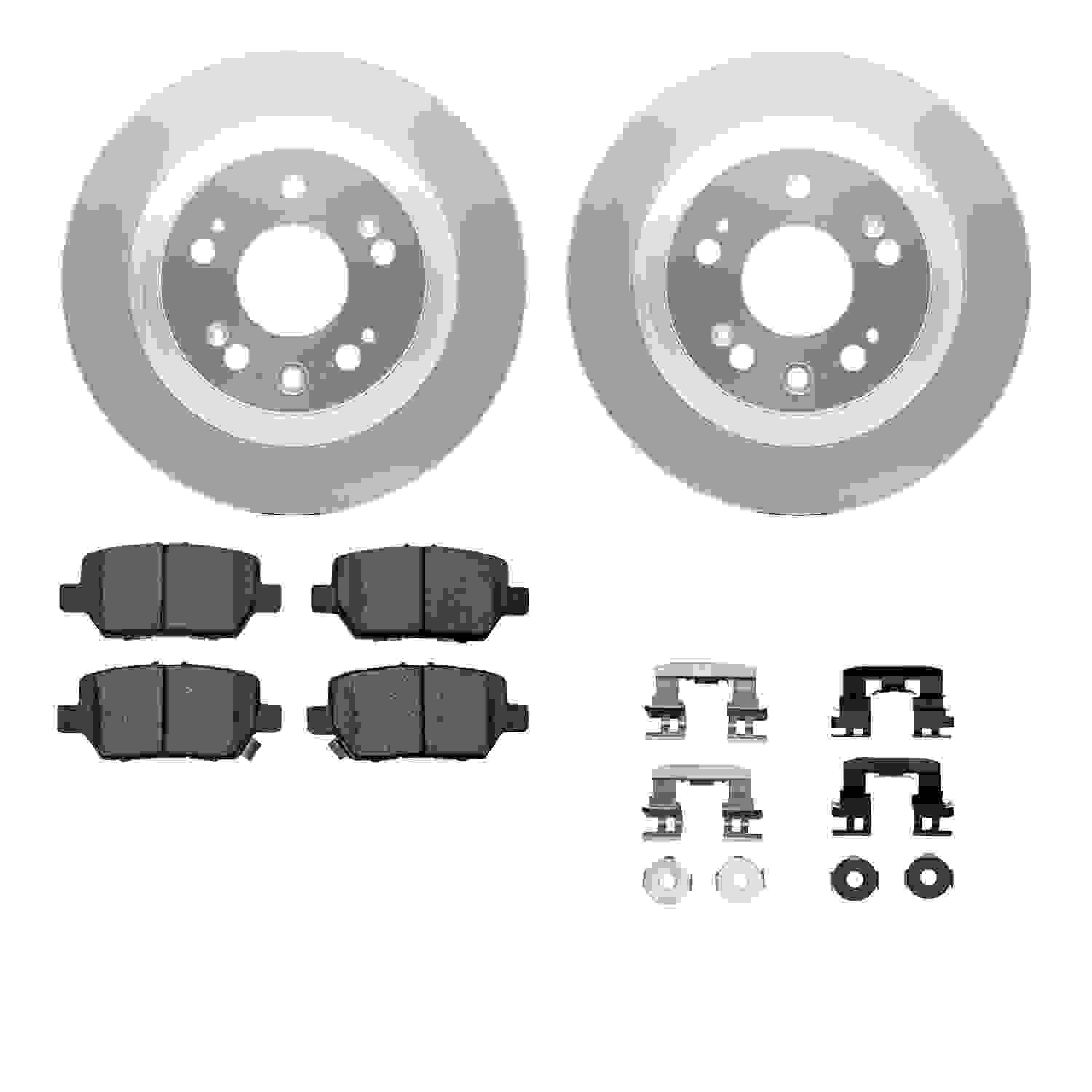 Dynamic Friction Company Disc Brake Kit 4512-58037