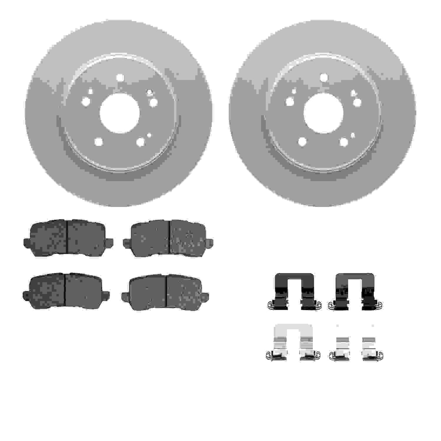 Dynamic Friction Company Disc Brake Kit 4512-58046