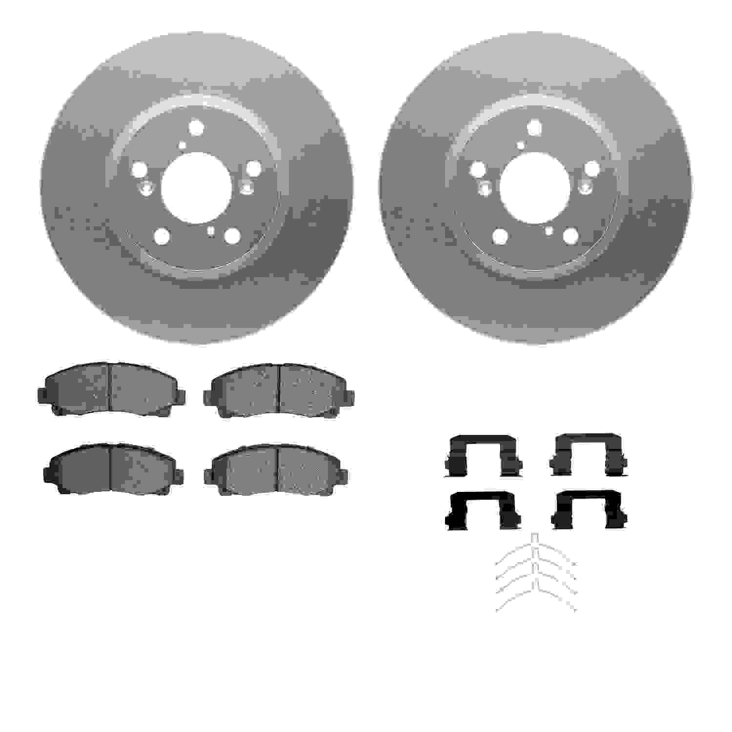 Dynamic Friction Company Disc Brake Kit 4512-59171