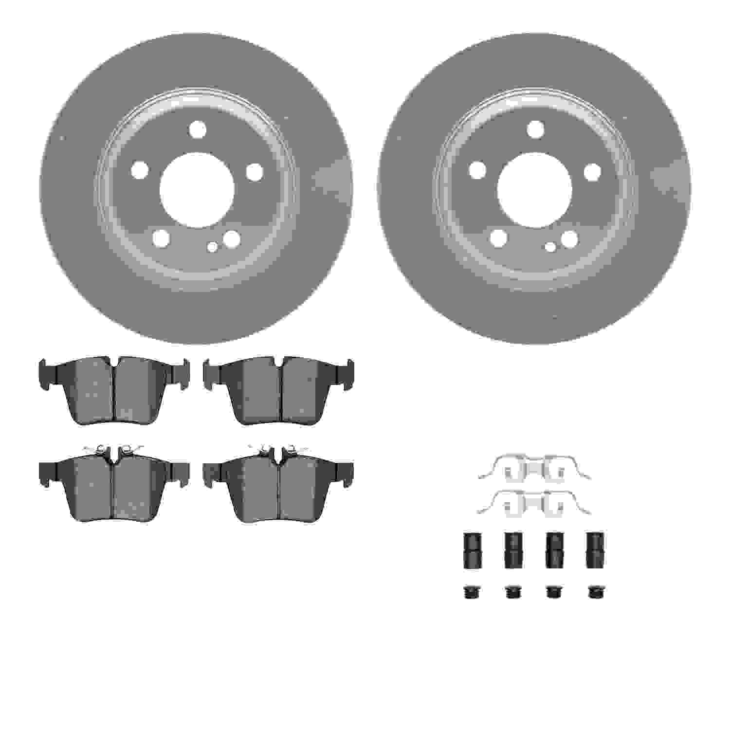 Dynamic Friction Company Disc Brake Kit 4512-63244