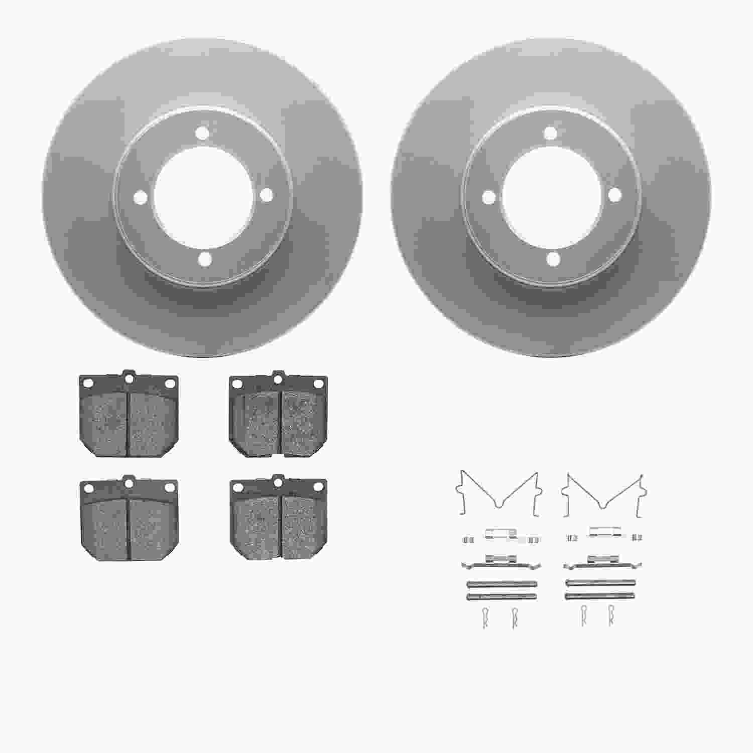 Dynamic Friction Company Disc Brake Kit 4512-67074