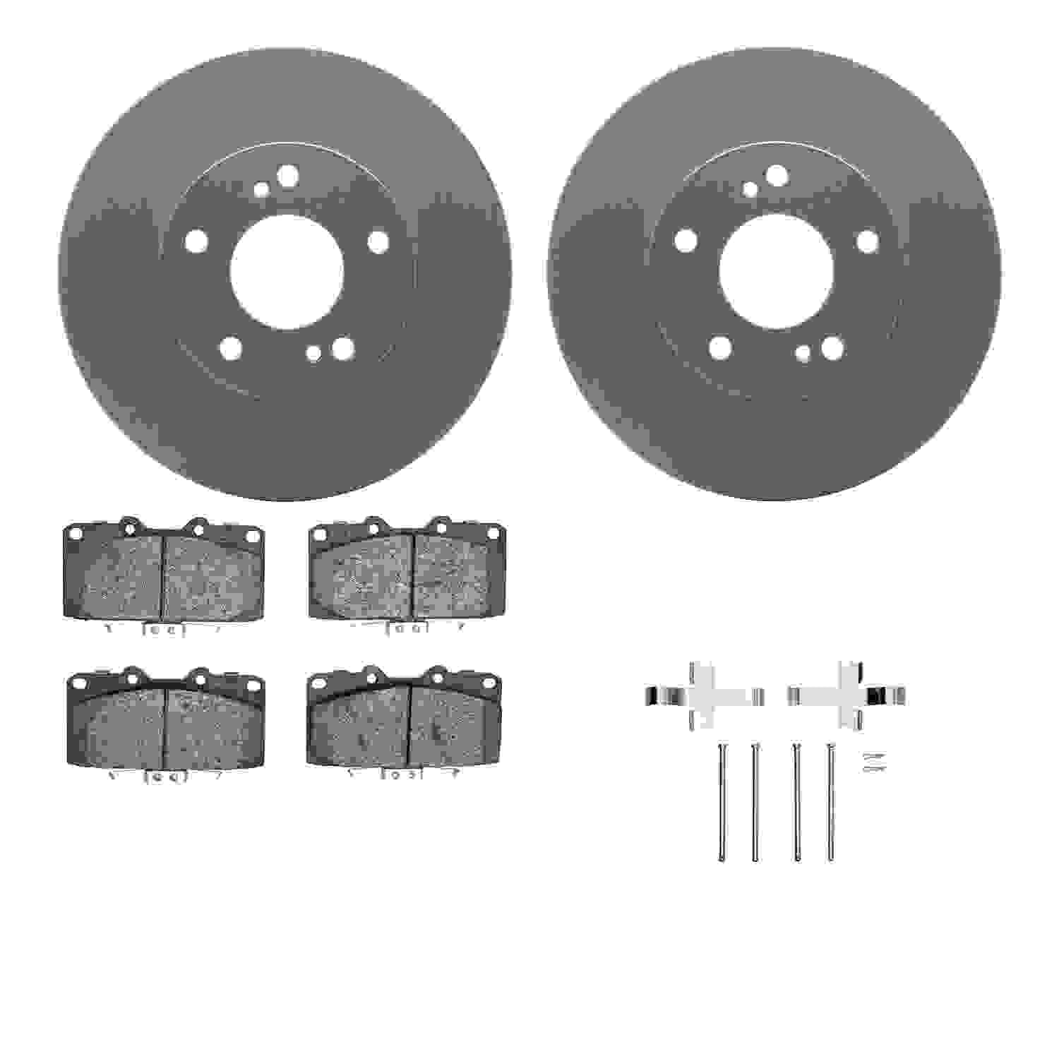 Dynamic Friction Company Disc Brake Kit 4512-67080