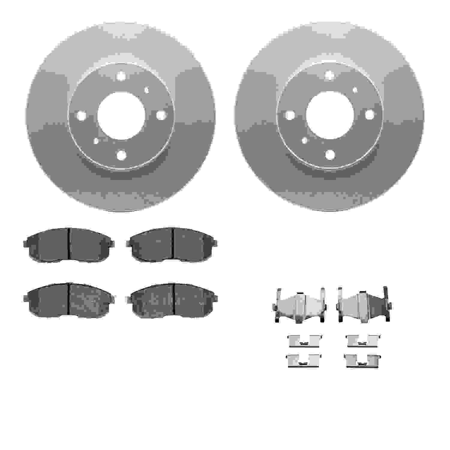 Dynamic Friction Company Disc Brake Kit 4512-67084