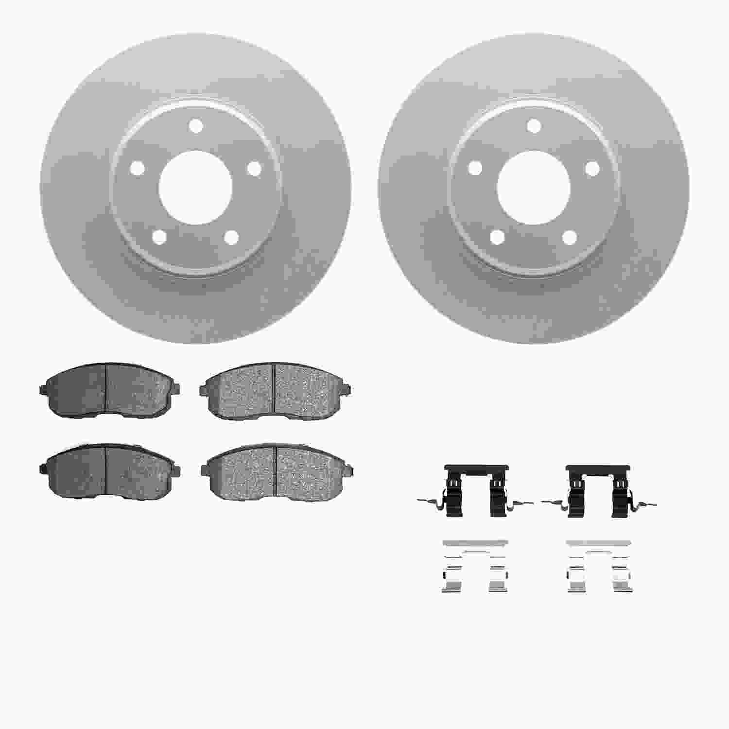 Dynamic Friction Company Disc Brake Kit 4512-67091